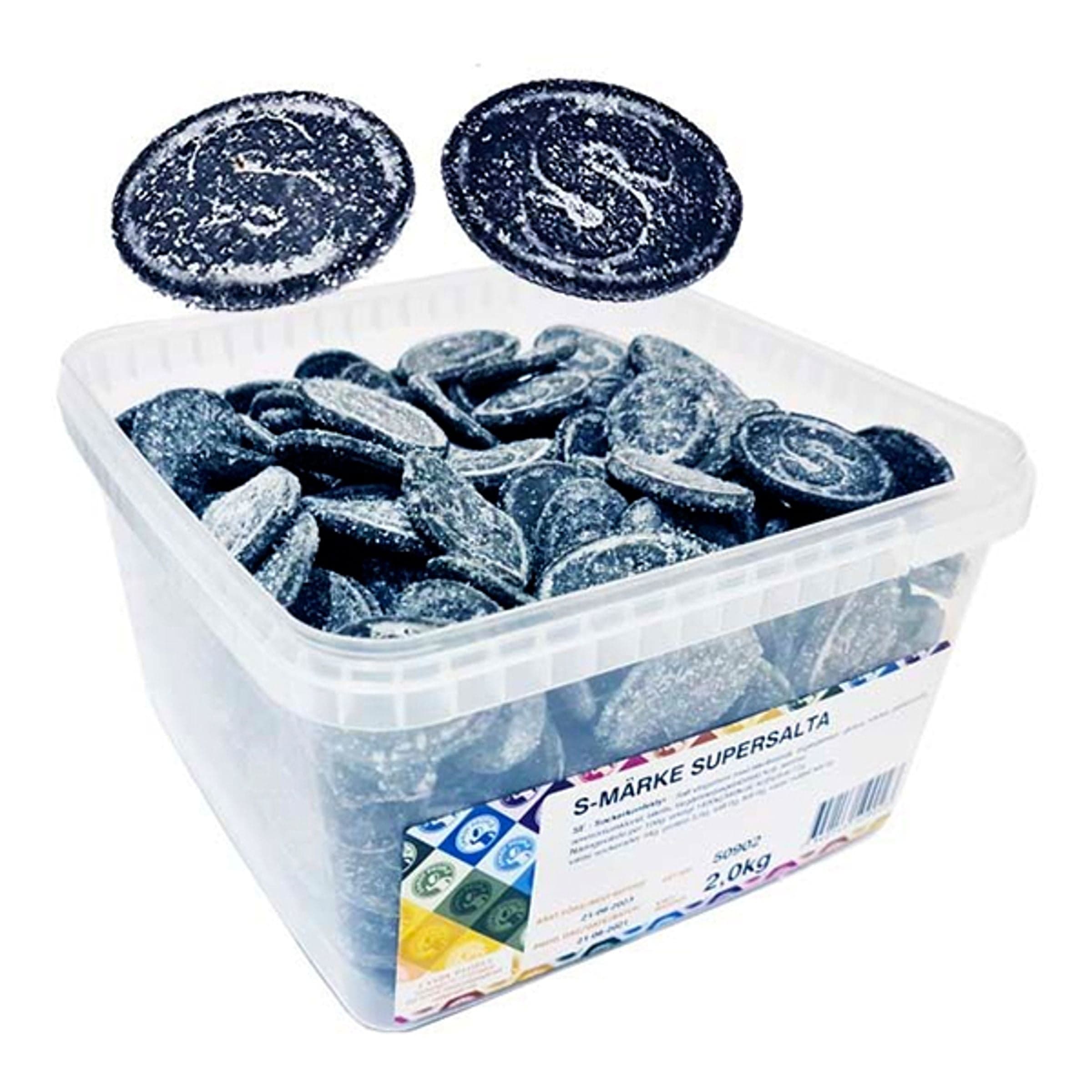 S-Märken Supersalta Suurpakkaus - 2 kg – ERT Godis Bulk
