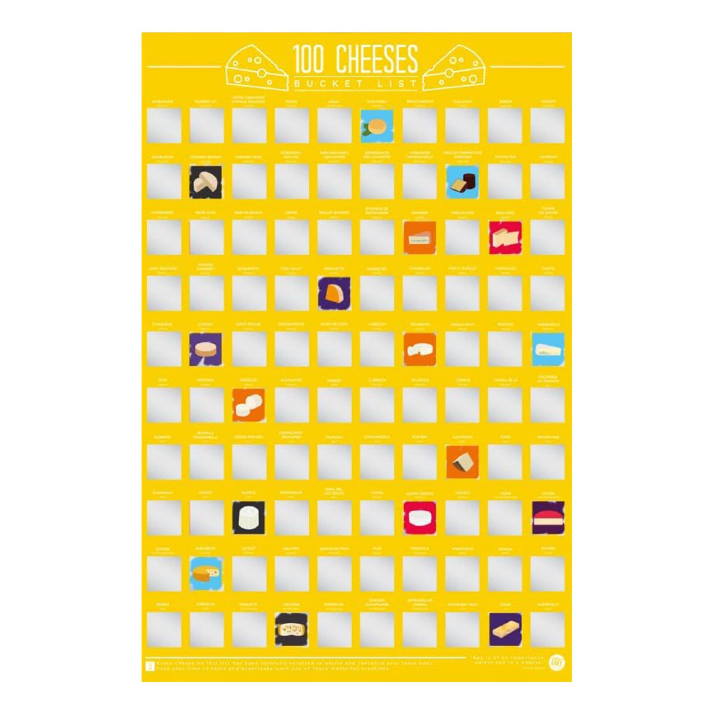 Scratch Off Bucketlist 100 Juustoa – Ohlsson och Lohaven