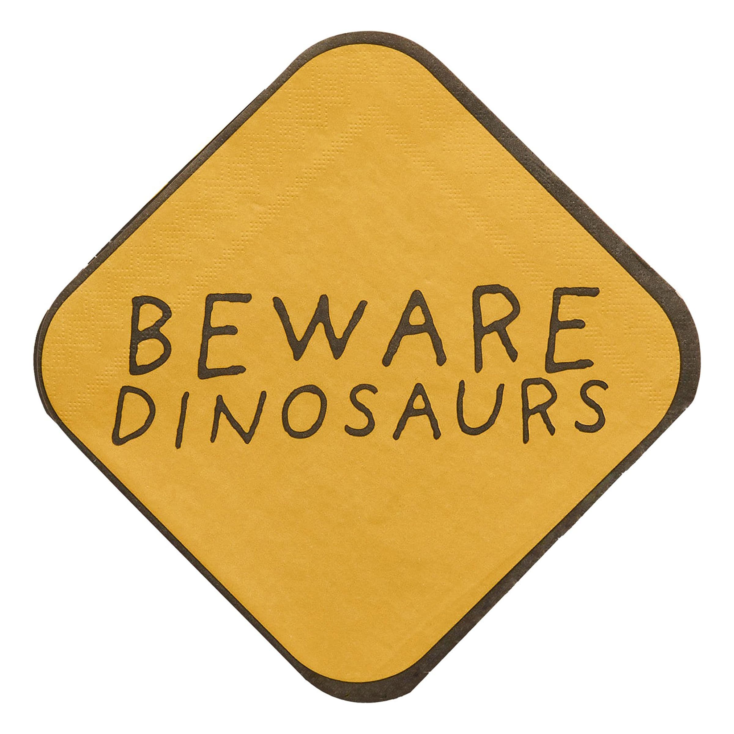 Lautasliinat Beware Dinosaurs - 16-pakkaus – Club Green / Hootyballoon