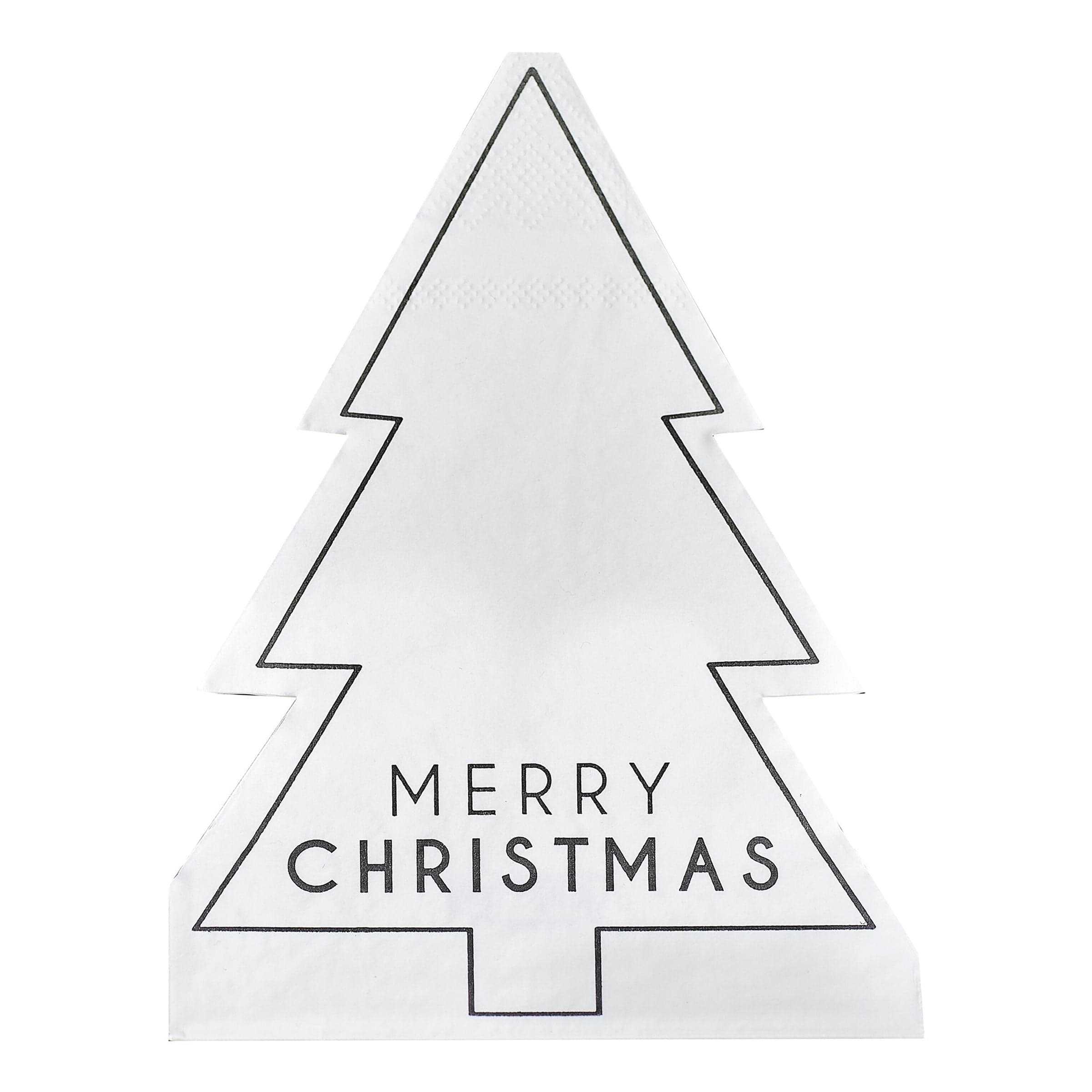 Servetit Joulukuusi Merry Christmas - 16-pakkaus – Ginger Ray