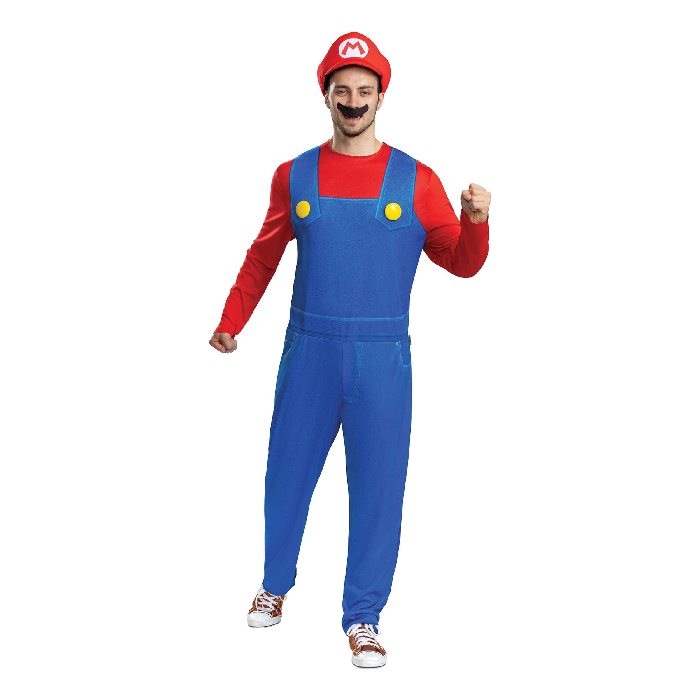 Super Mario Klassinen Naamiaisasu - Large/X-Large – Jakks Pacific / Disguise