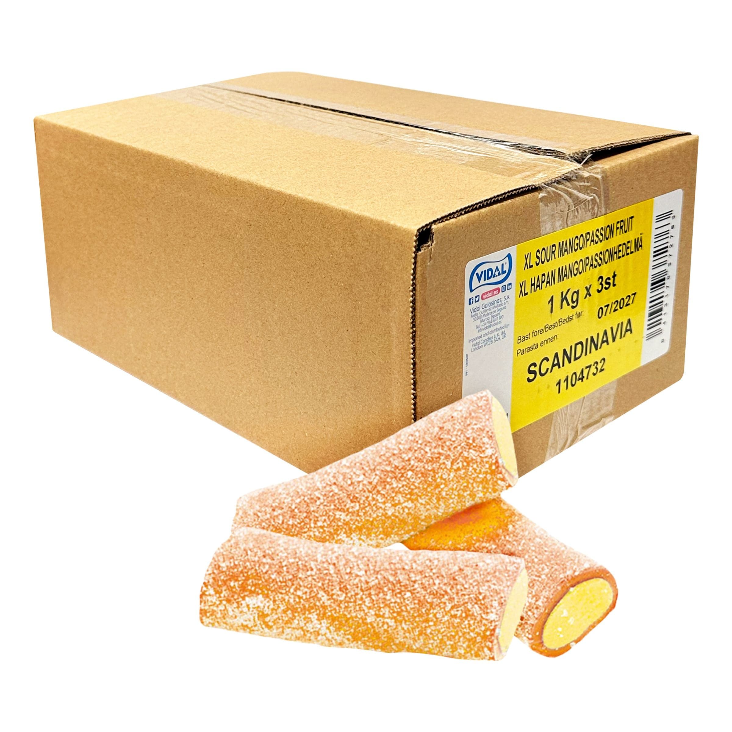 Hapan Mango Passionhedelmä XL Suurpakkaus - 3 kg – ERT Godis Bulk