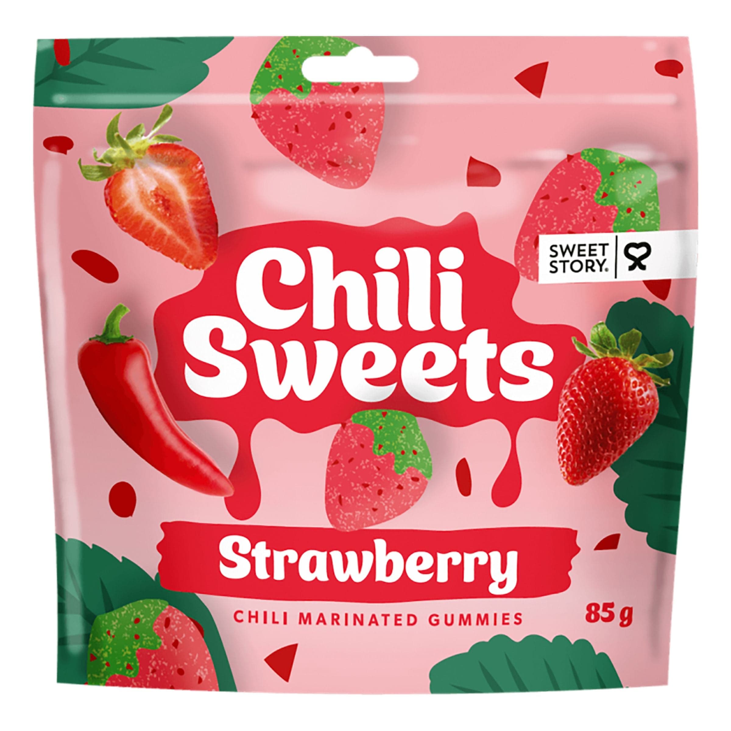 Sweet Story Chili Karkit Mansikka - 85 g – Coopers Candy