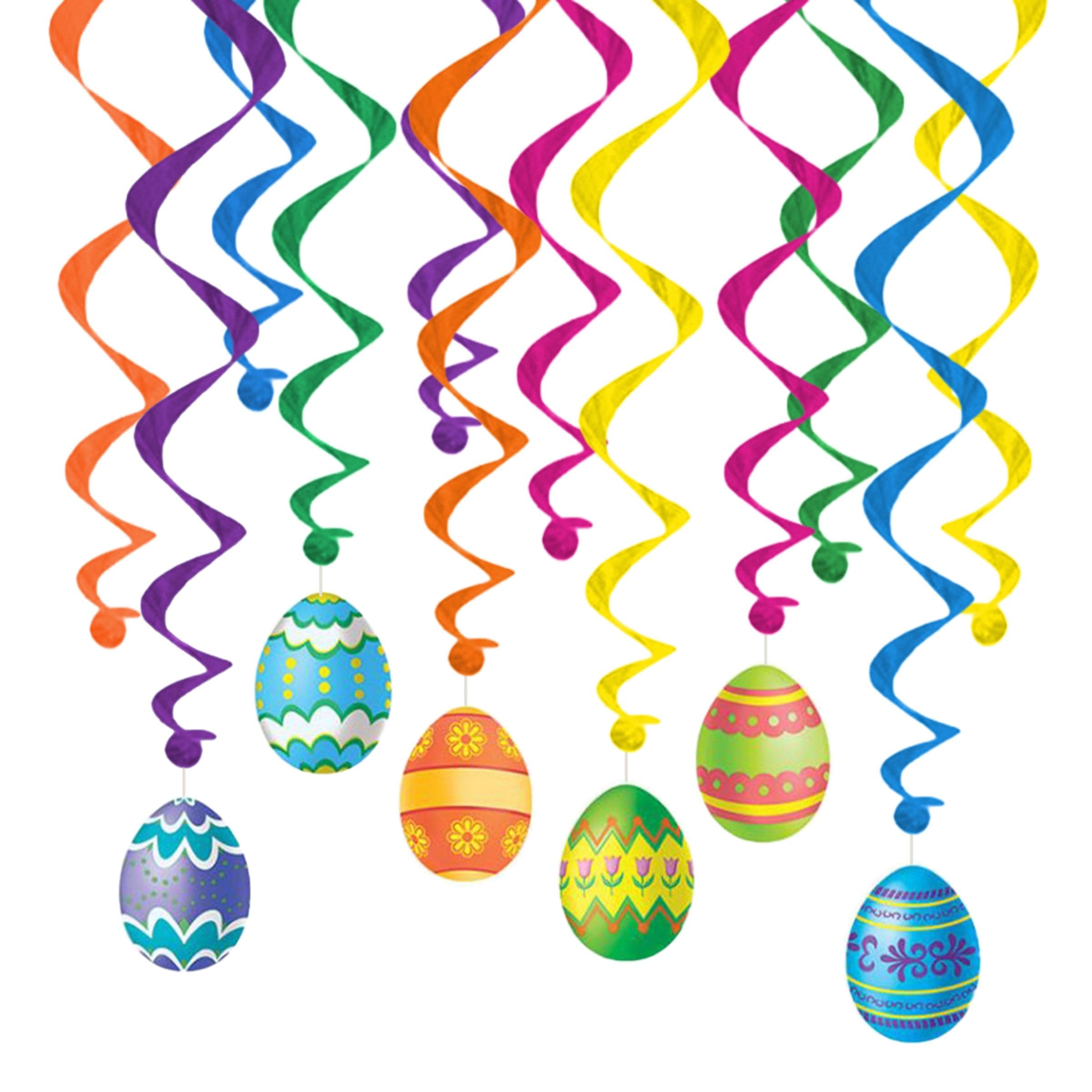 Swirls Pääsiäismuna Roikkuva Koriste - 12-pakkaus – 360 Degrees