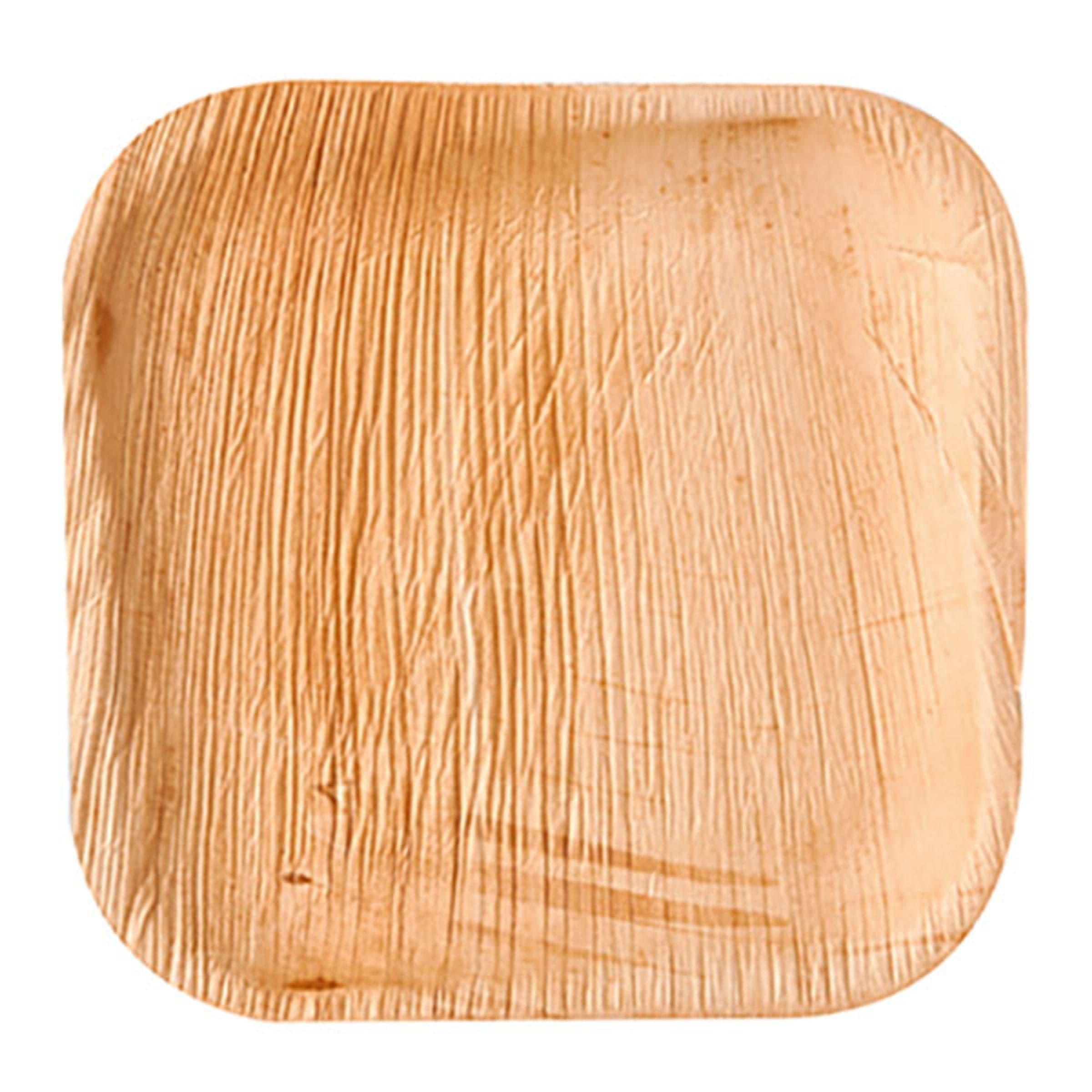 Lautaset Palmunlehdistä Nelikulmaiset - 6-pakkaus – Papstar