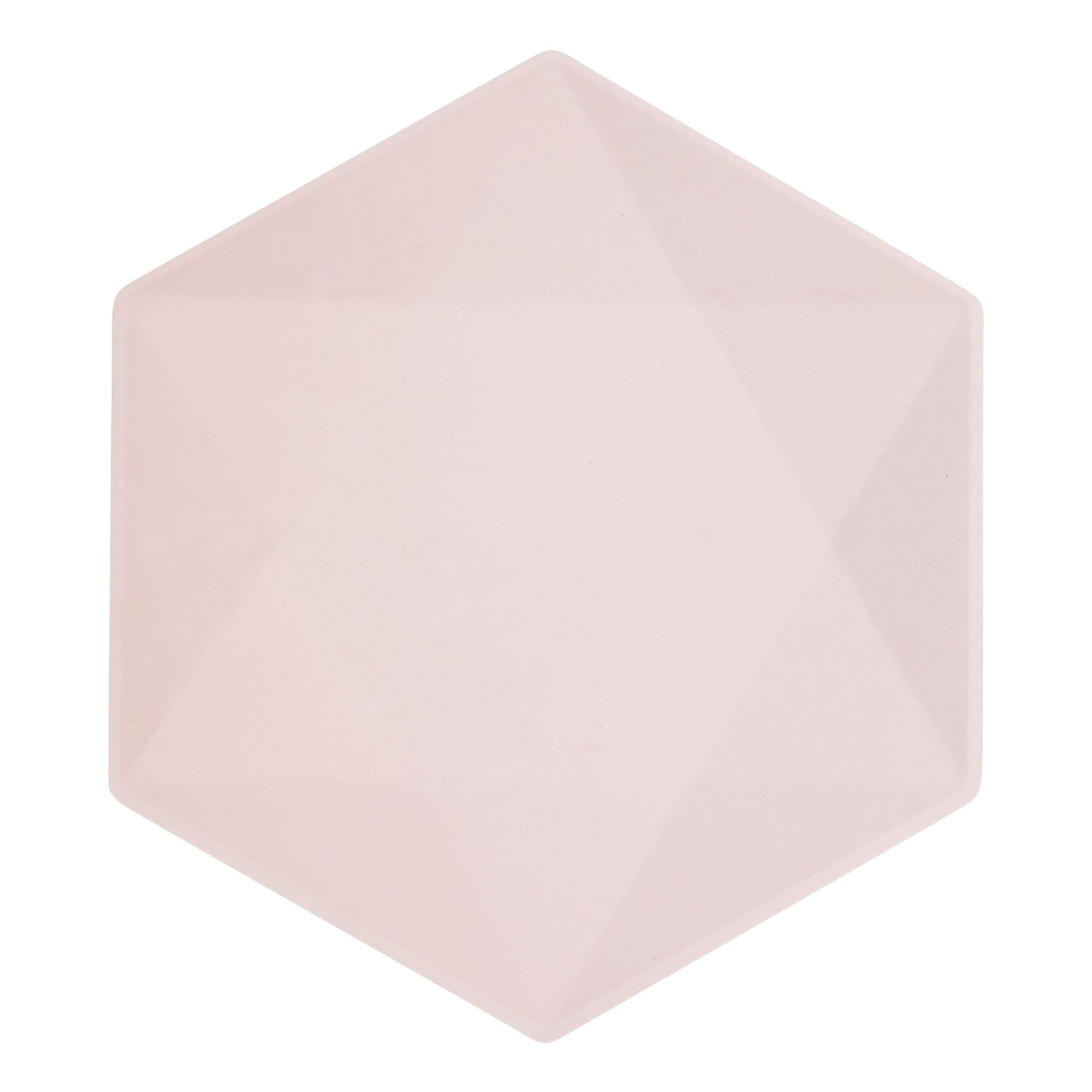 Lautaset Kuusikulmainen Vert Decor Vaaleanpunainen - Keskikoko – Riethmüller