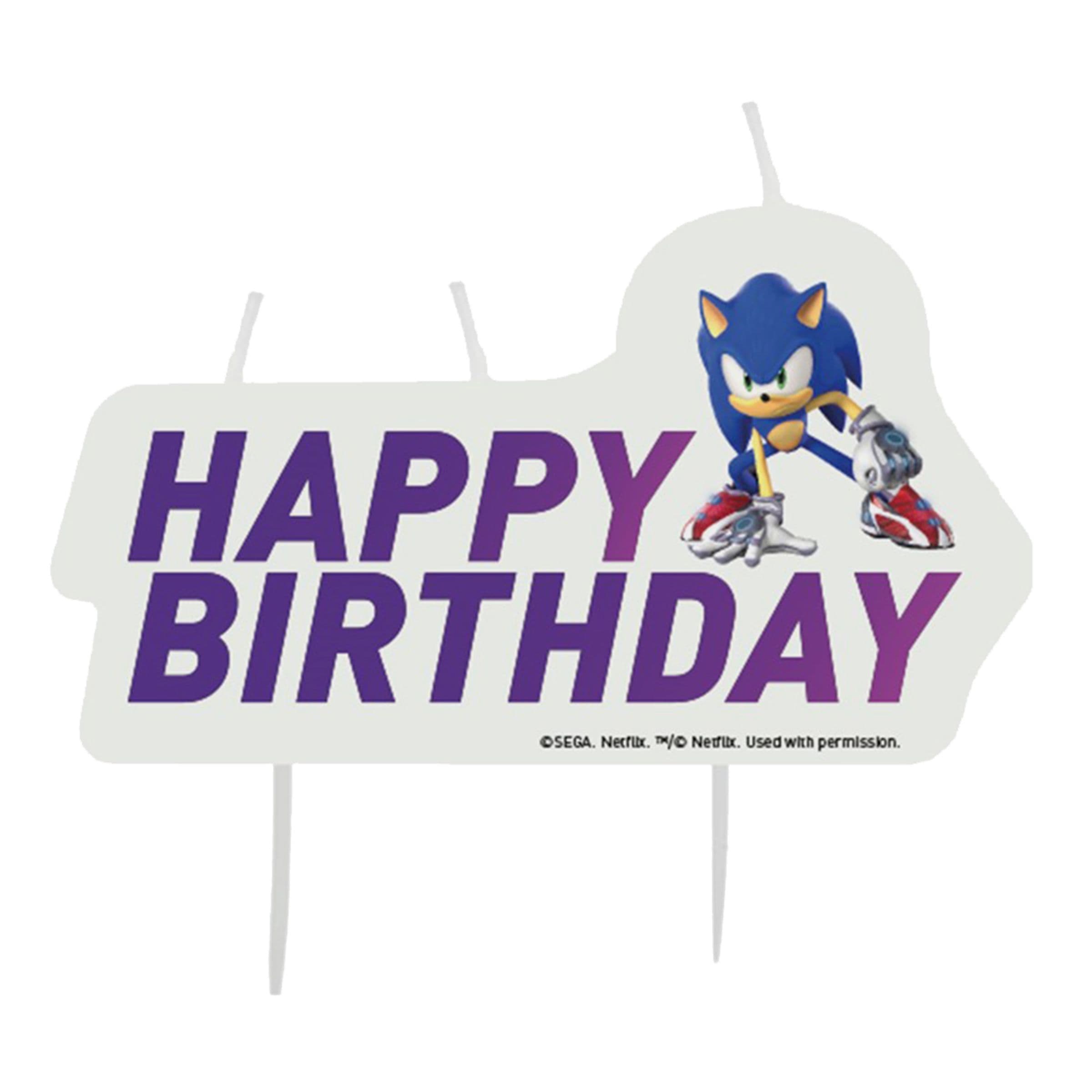 Kakkukynttilä Happy Birthday Sonic – Hisab/Joker