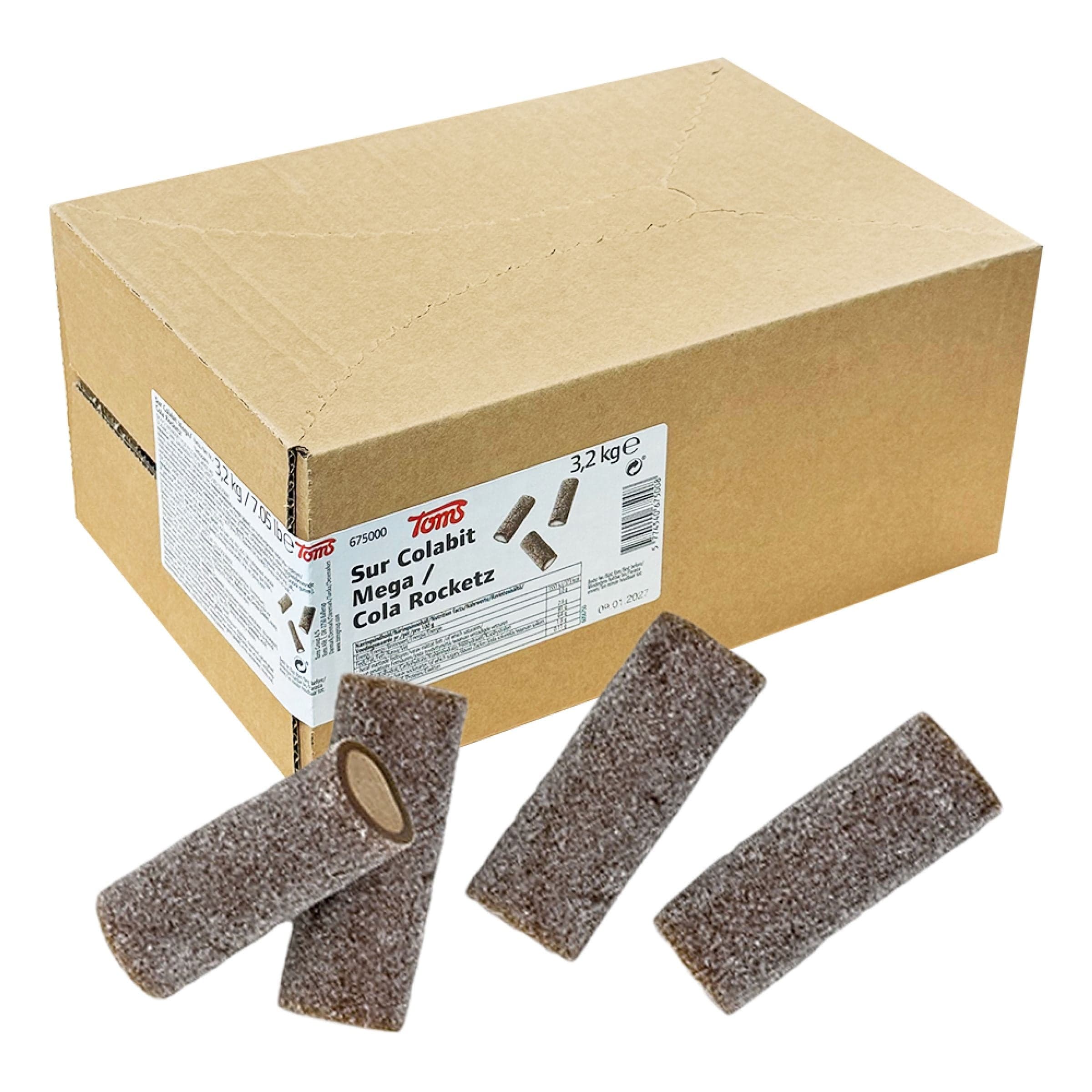 Toms Superhappamat Cola Mega Suurpakkaus - 1,9 kg – ERT Godis Bulk