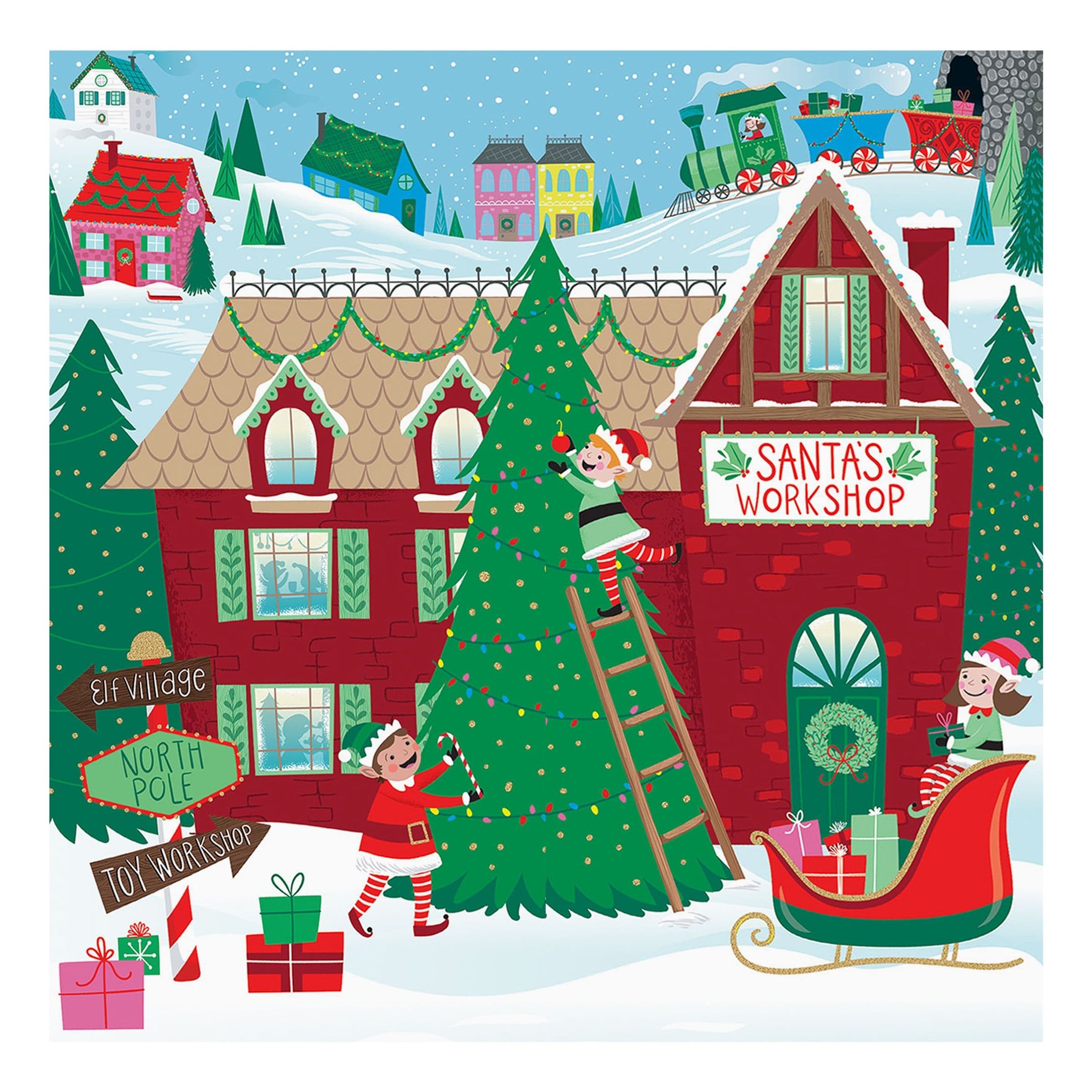 Seinäkoriste Joulupukin Joulupaja – Riethmüller