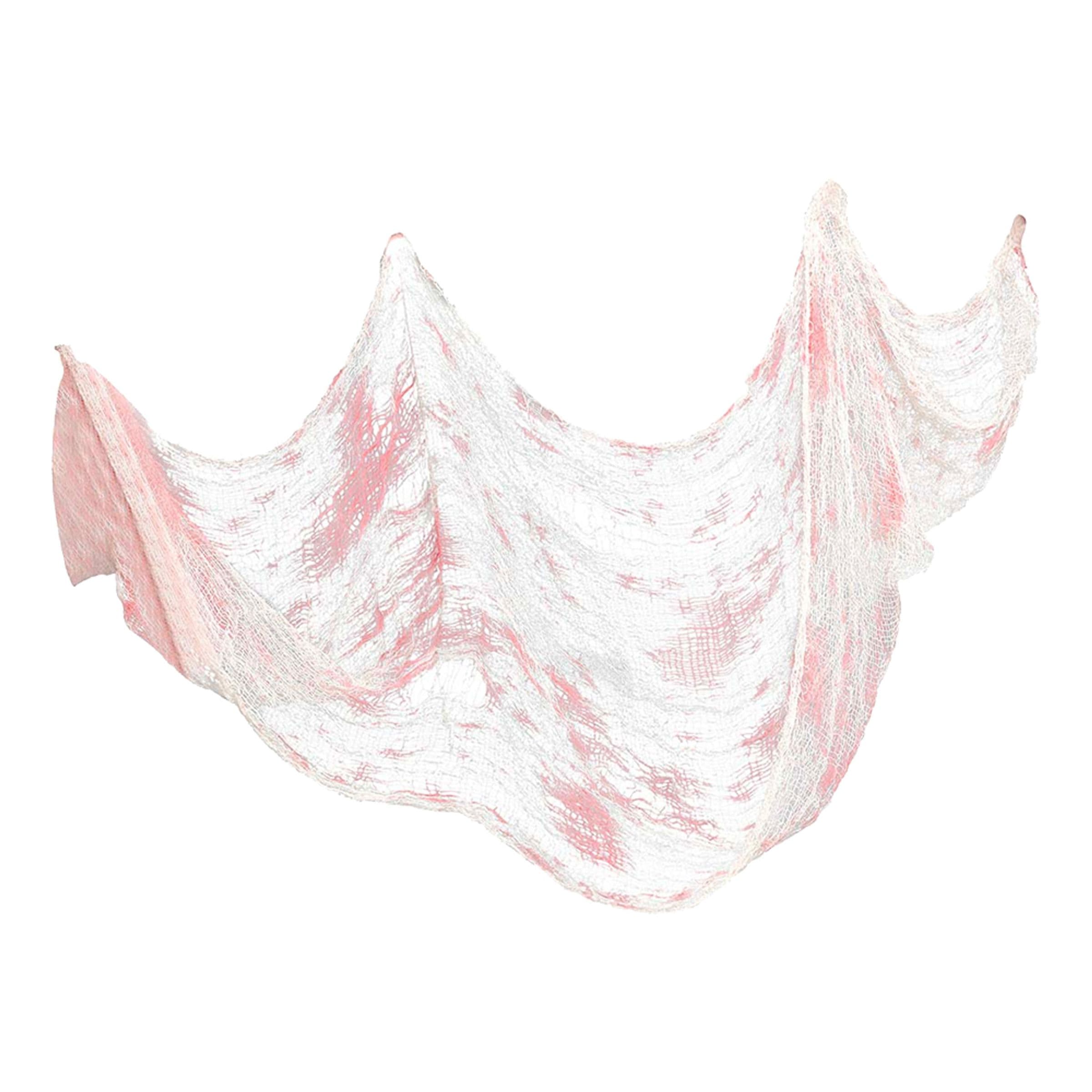 Valkoinen Verinen Koristekangas – Fiestas Guirca