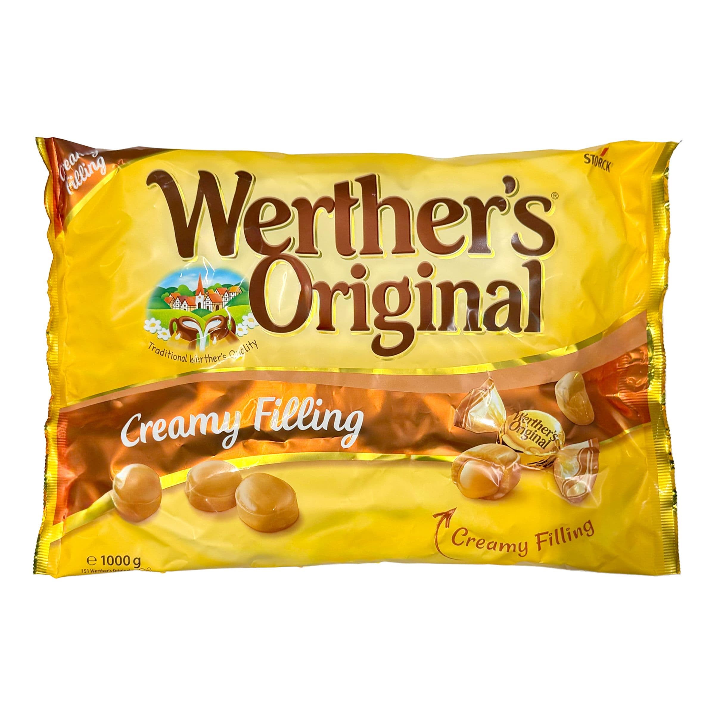 Werthers Original Cream Filling Toffée Suurpakkaus - 1 kg – Inter Candy AB