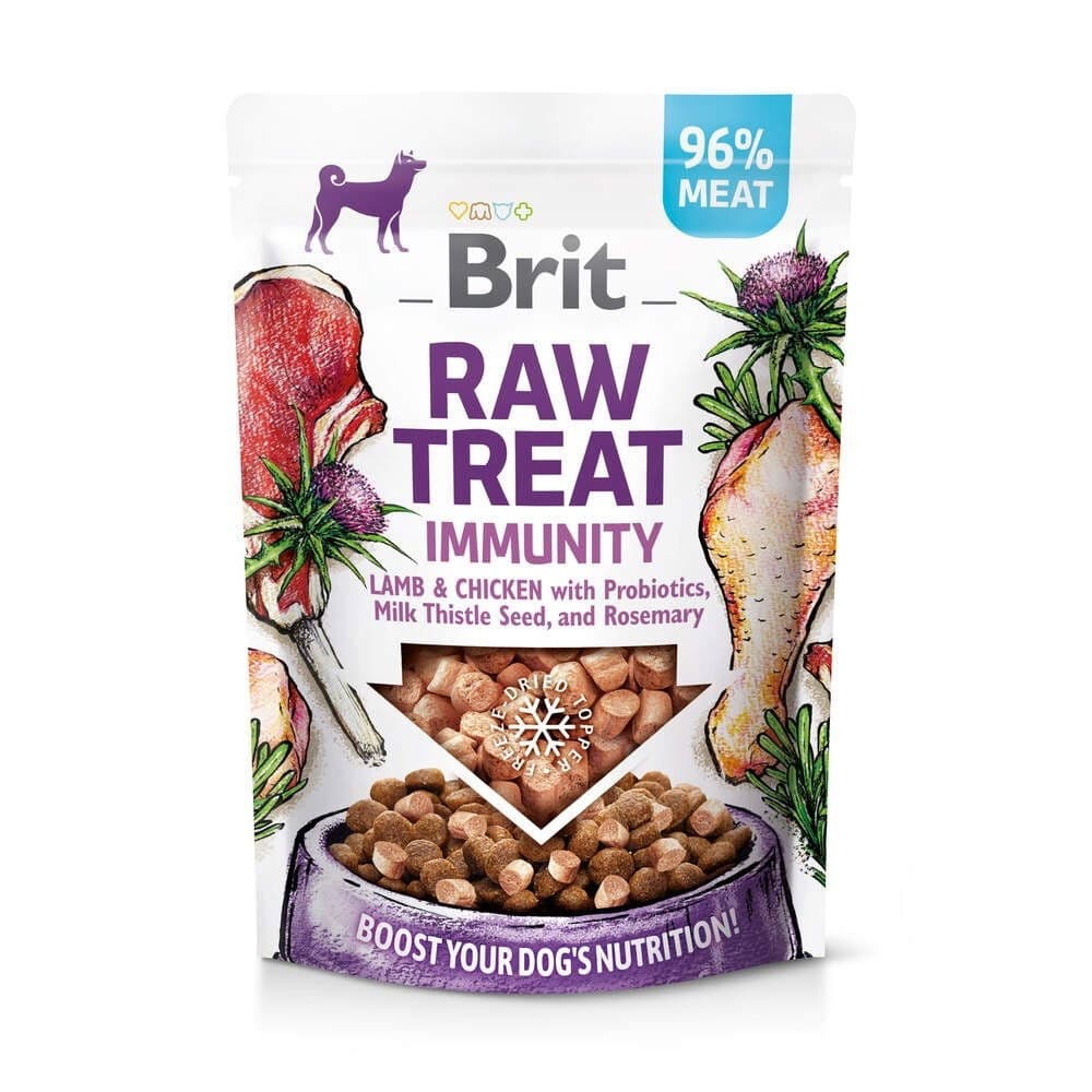 Brit Care RAW Immunity kana-lammas-possuherkku 40 g – Brit Care