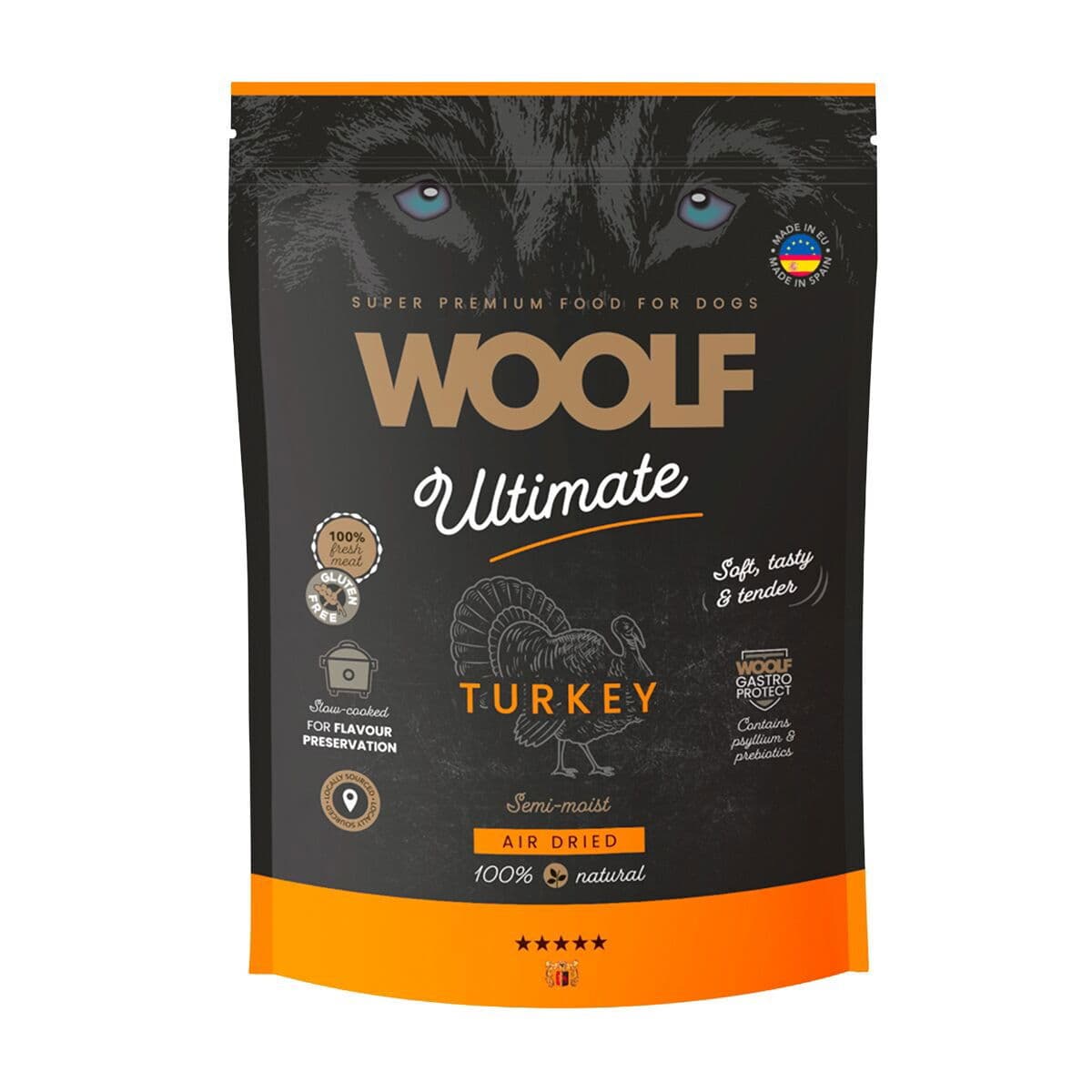 Woolf Ultimate Dogfood, kalkkuna 1 kg – Woolf