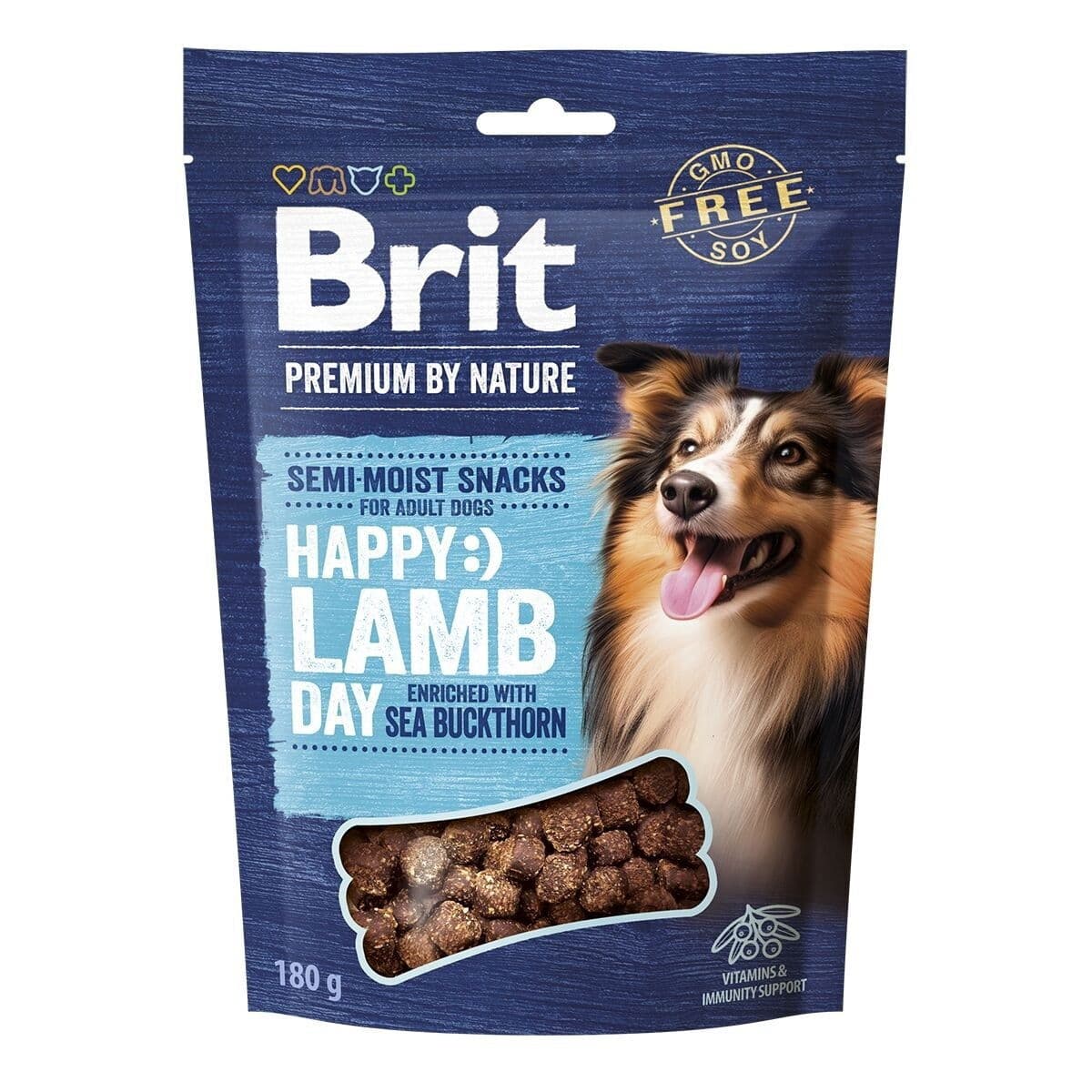 Brit Premium by Nature Dog Snacks Lamb&Sea buckthorn 180g – Brit Premium
