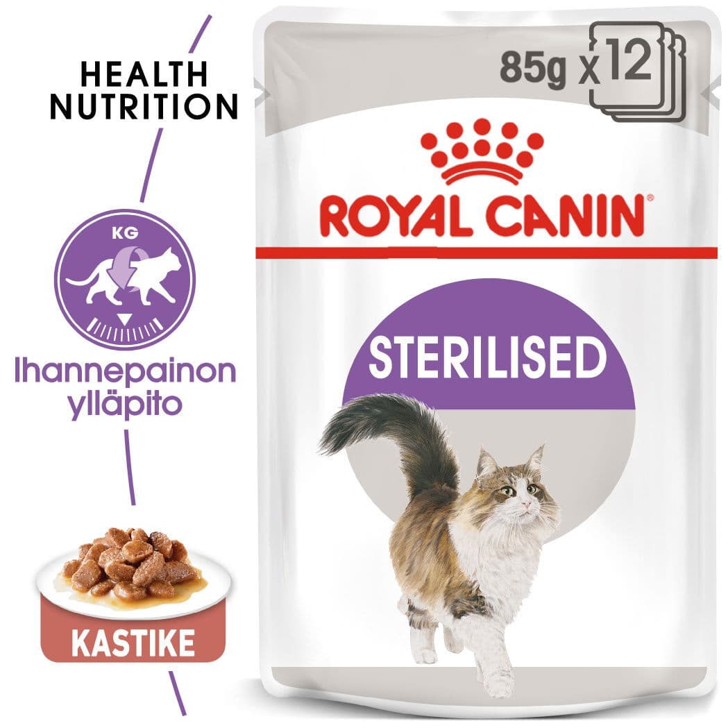 Royal Canin Sterilised Gravy, 12x85g – Royal Canin