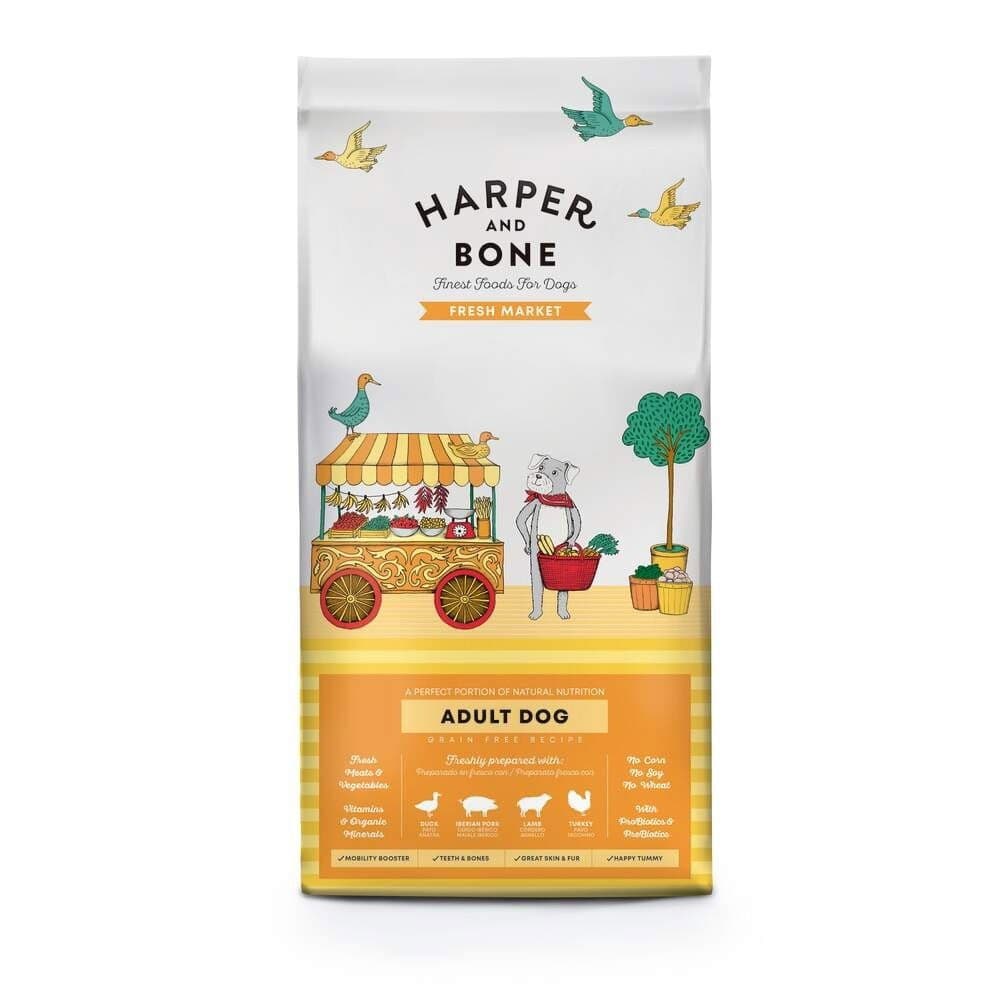 Harper & Bone Dog Adult Medium/Large Fresh Market – Harper and Bone