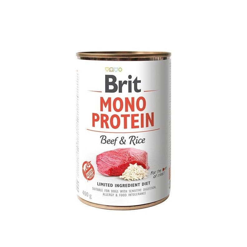 BC Mono Protein Nauta & Riisi 400 g – Brit Care