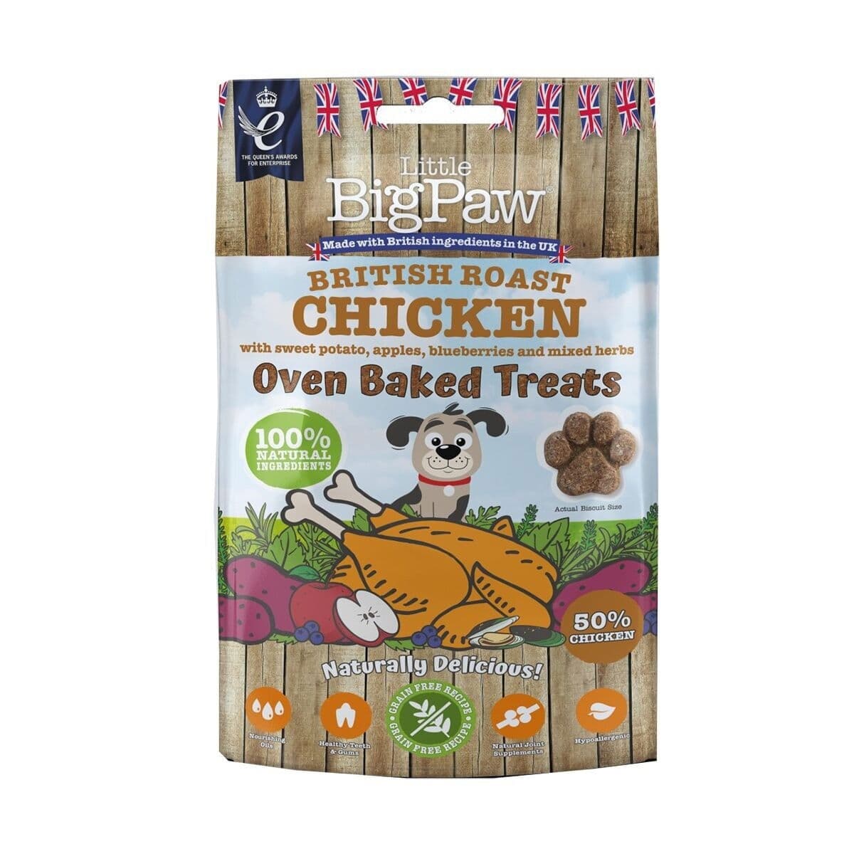 Little BigPaw British Roast Chicken 130 g – Little BigPaw