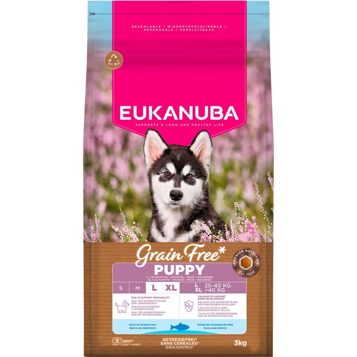 Eukanuba Grain Free Puppy & Junior Large & Extra Large Breed Ocean Fish – Eukanuba