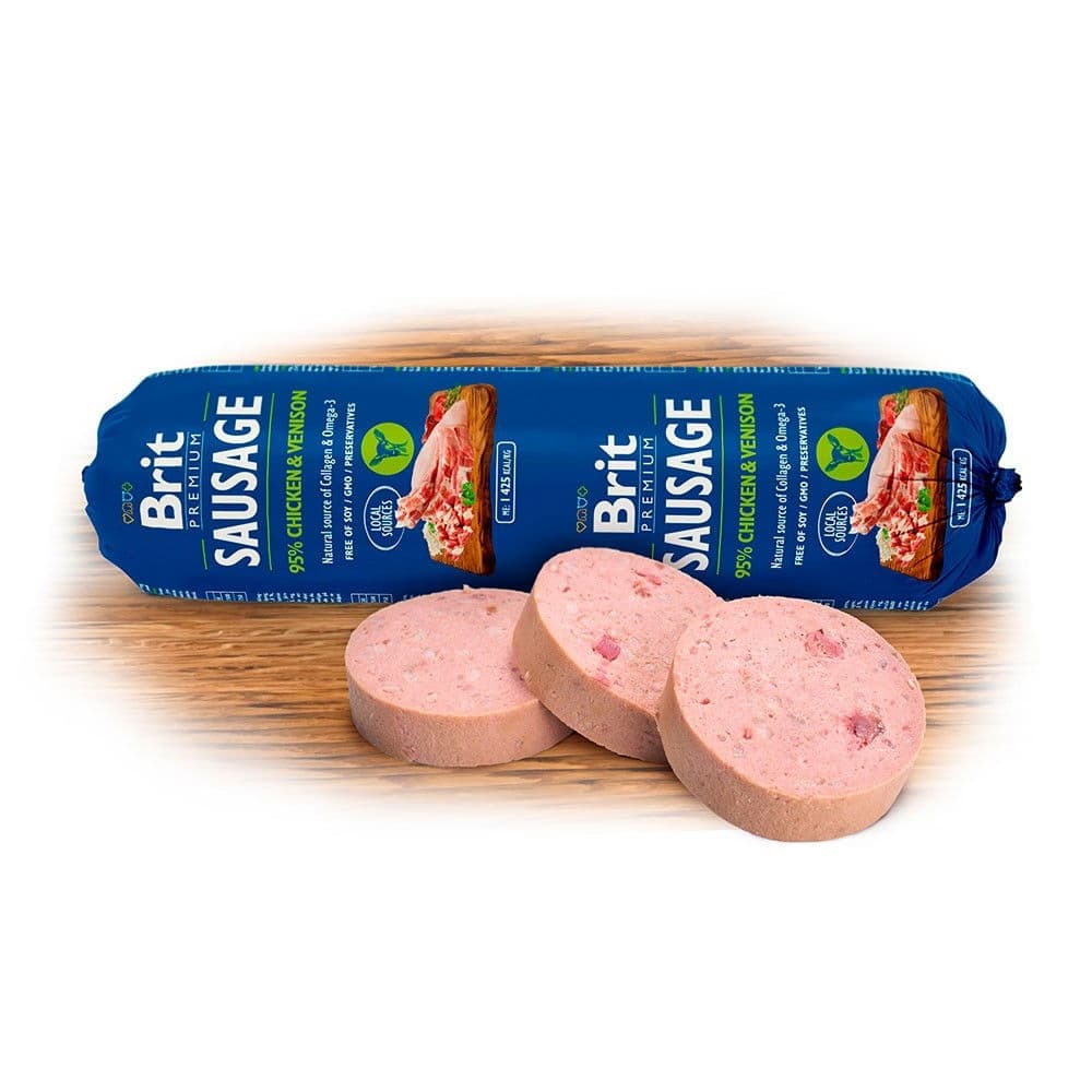 Brit Premium makkara Kana&Riista 800g – Brit Premium