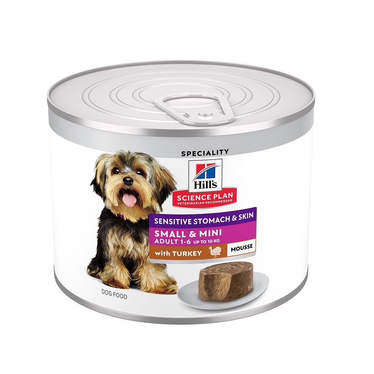 Hill's Science Plan Dog Sensitive Stomach & Skin Mousse Small & Mini Turkey 200g – Hill's
