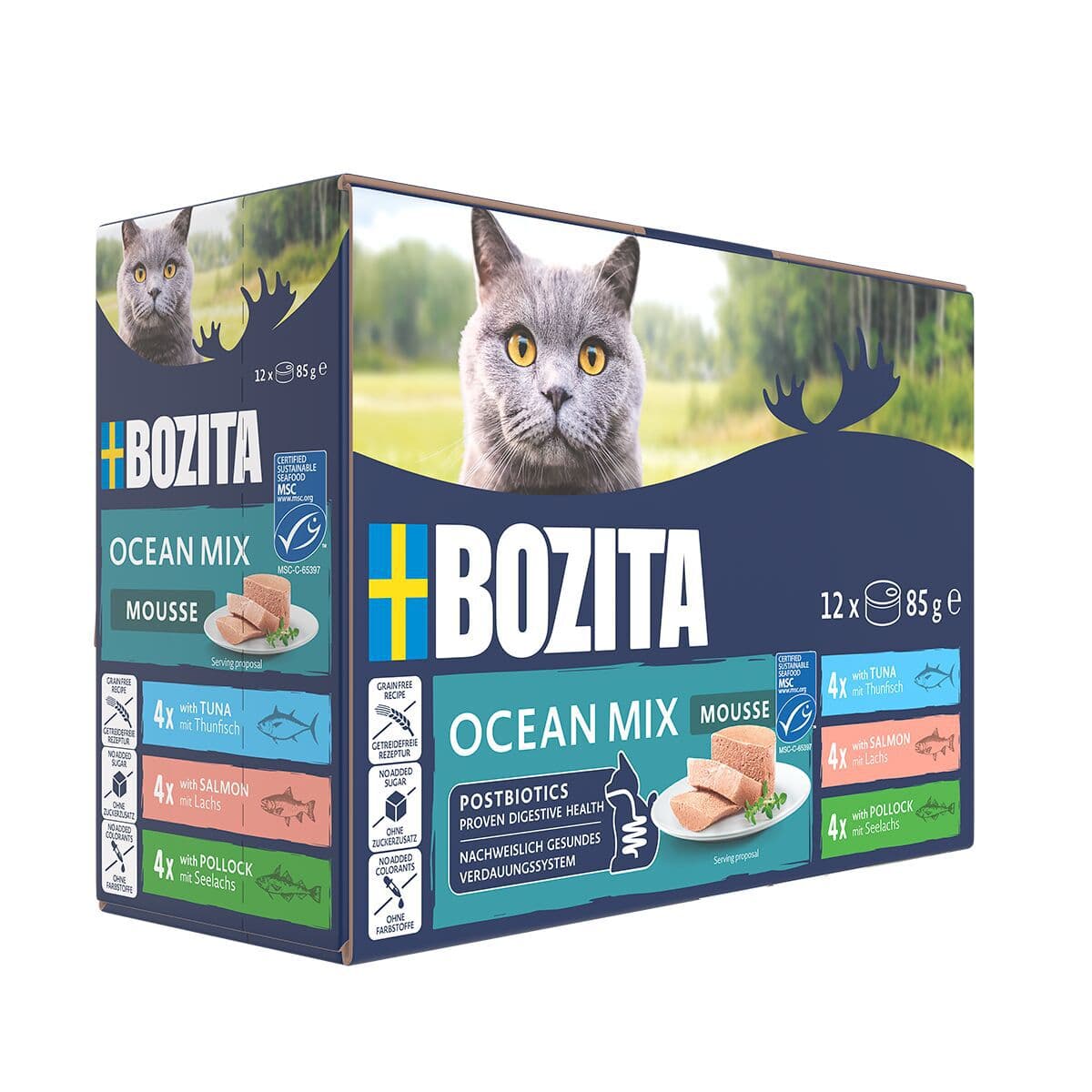 Bozita Mousse Mixed Ocean 12x85g – Bozita