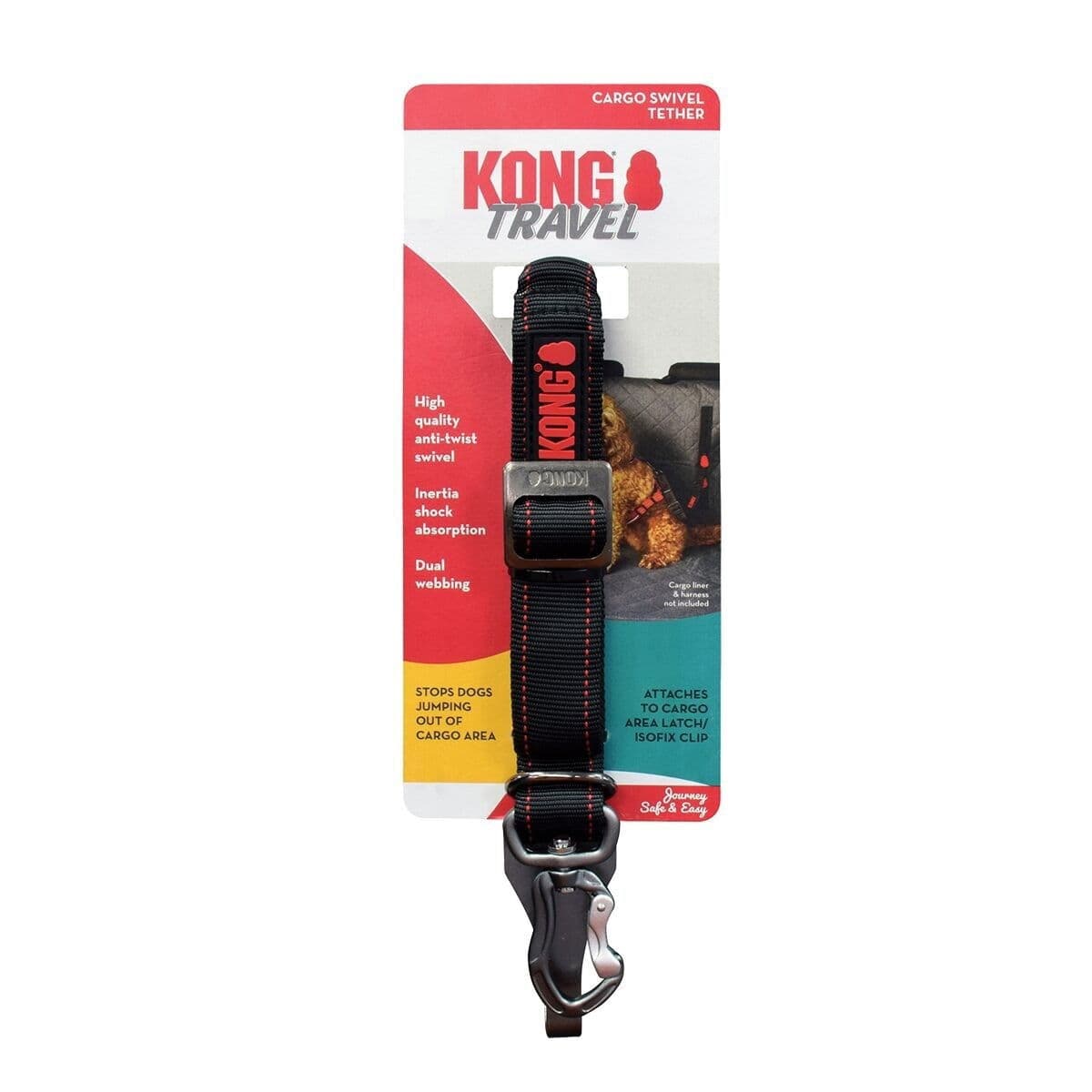 Koiralle turvavyö autoon KONG IsoFix – Kong