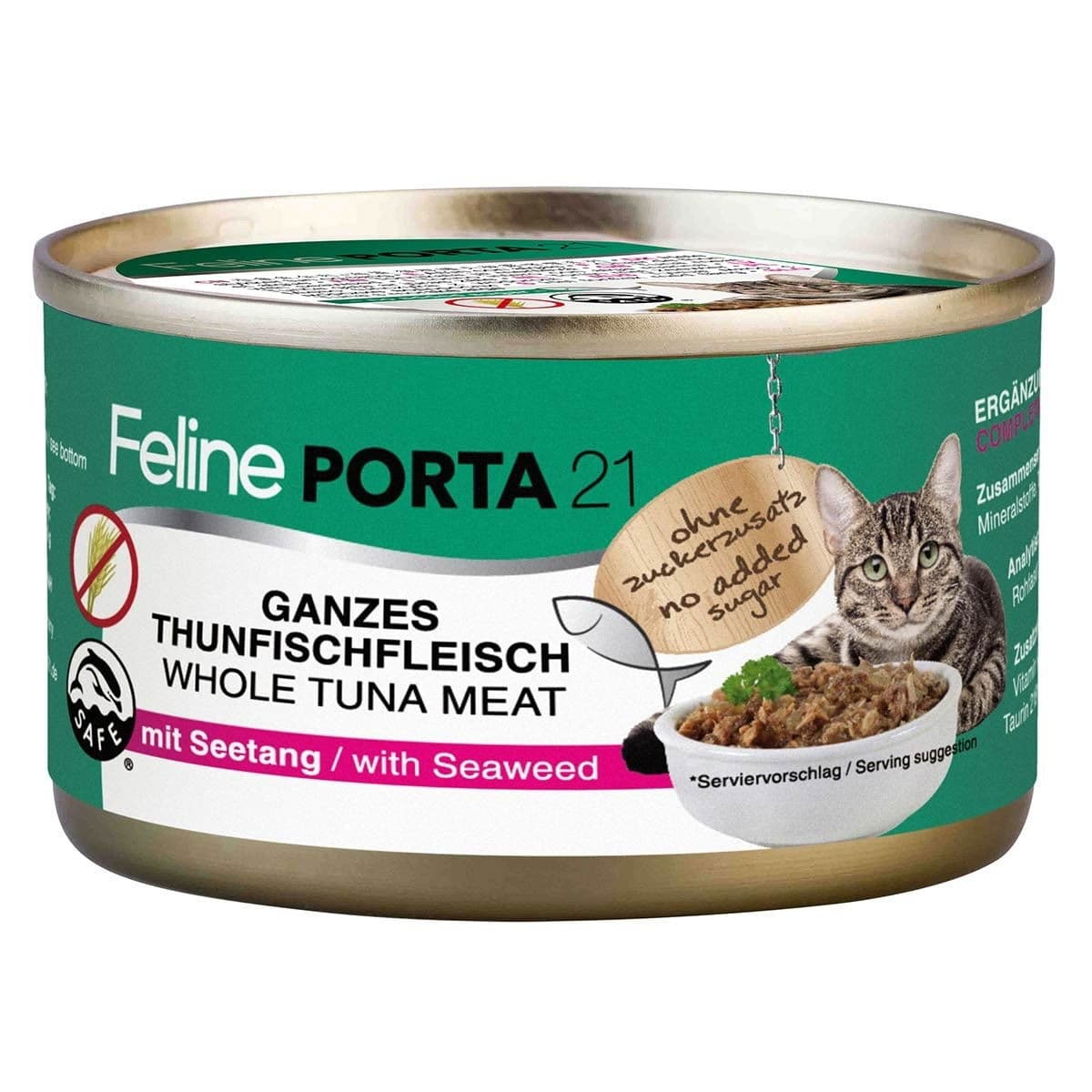 Feline Porta 21 Tonnikala & Merilevä, 90 g – Feline Porta 21