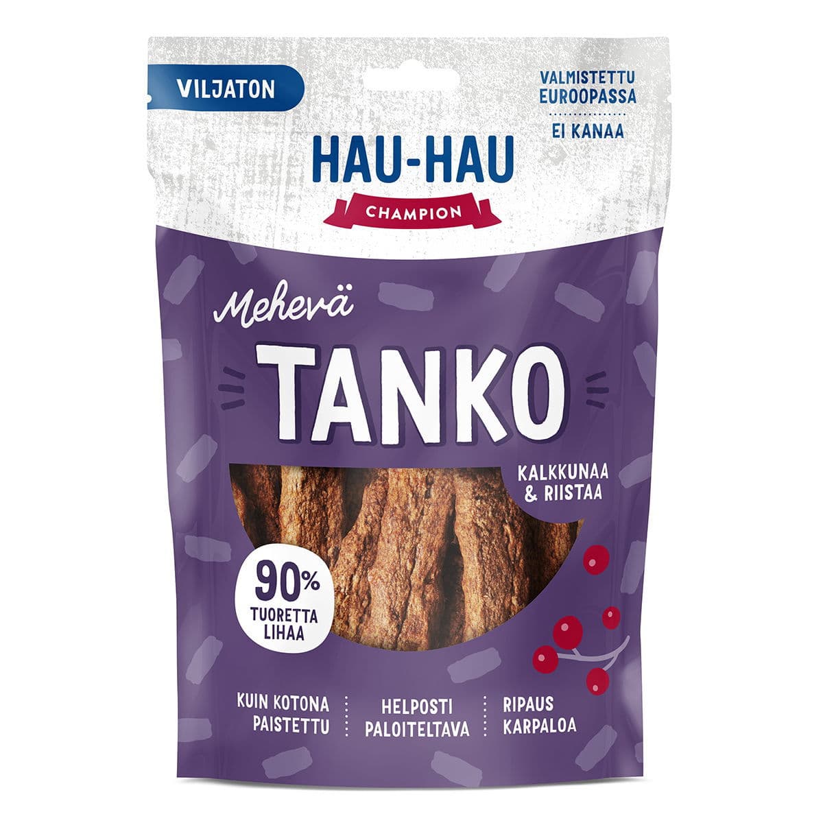 Hau-Hau Champion Mehevä Tanko Kalkkunaa ja Riistaa 140g – Hau Hau Champion