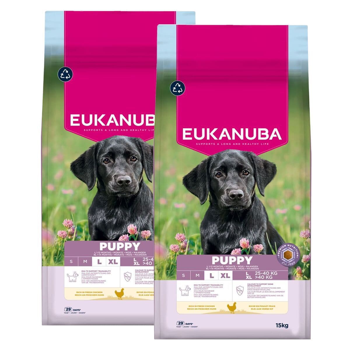 Eukanuba Dog Puppy Large 2 x 15kg – Eukanuba