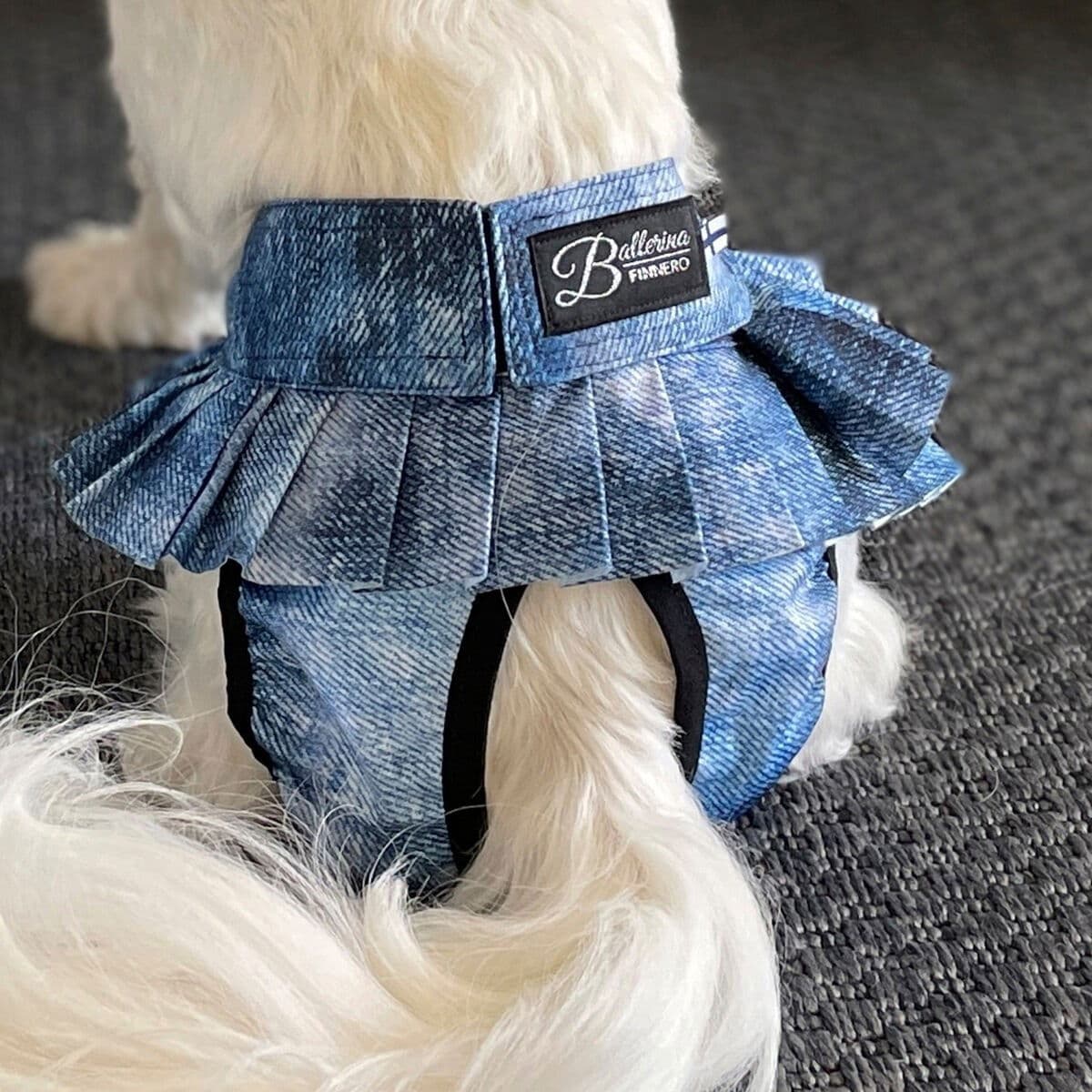 Ballerina juoksuhousut denim – FinNero