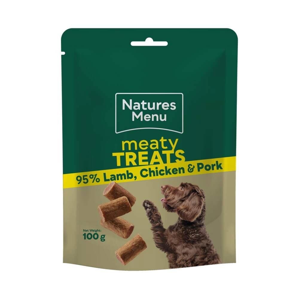 Natures Menu Kana-Lammas-Possuherkku koiralle 100g – natures:menu