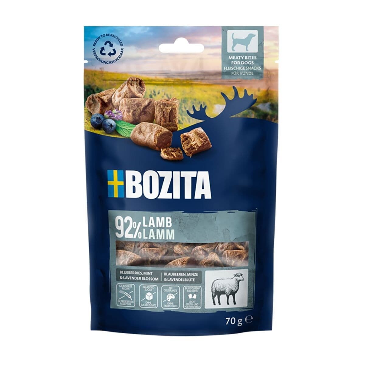 Bozita Meaty Bites Lammas 70g herkku koiralle – Bozita