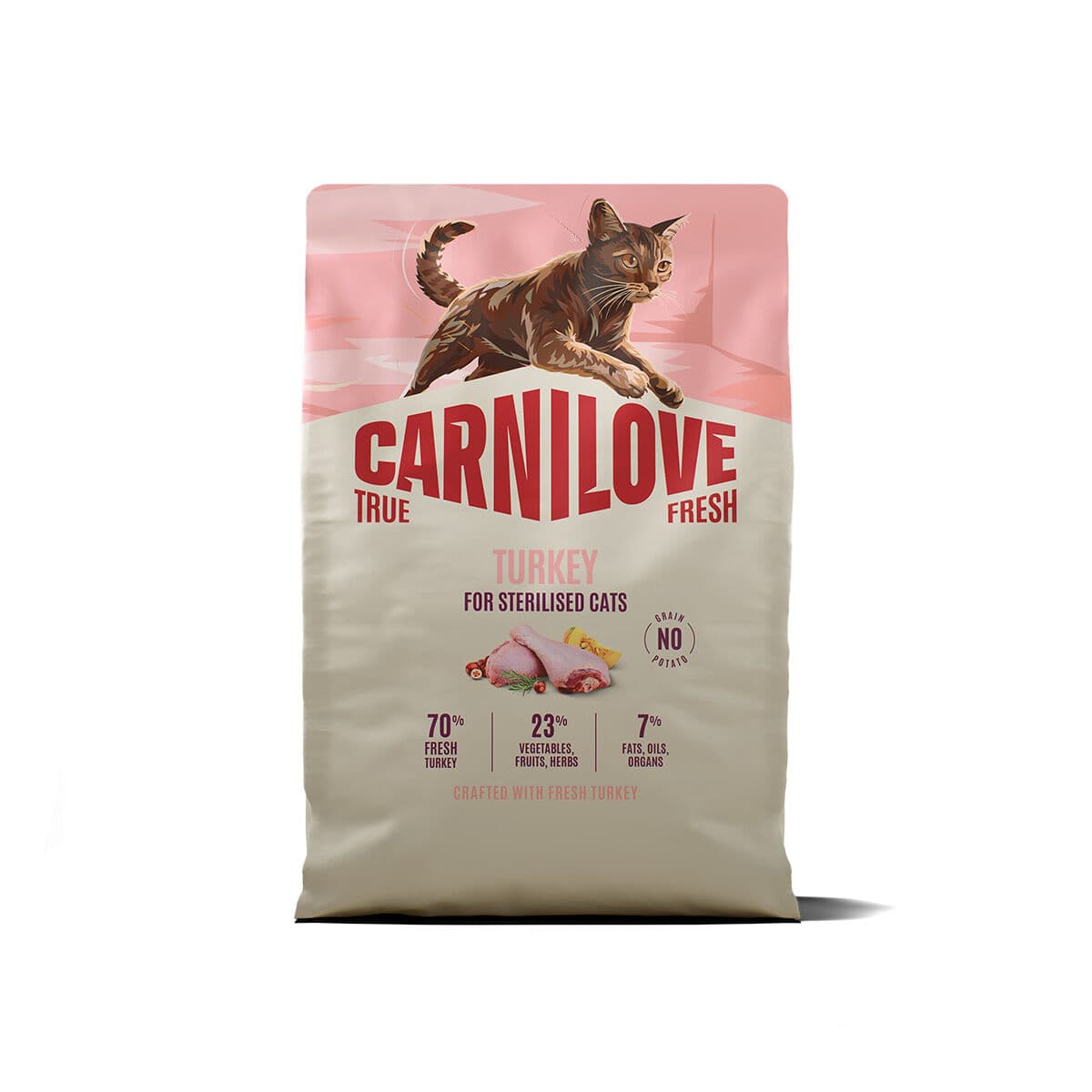 Carnilove True Fresh Cat Adult Sterilised Turkey – Carnilove