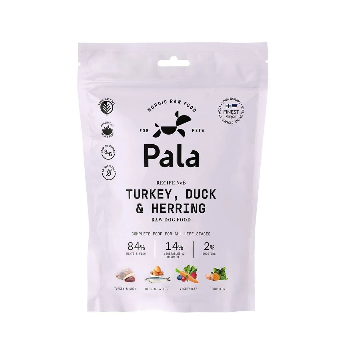 Pala #6 Kalkkuna, Ankka&Silli – Pala Petfoods