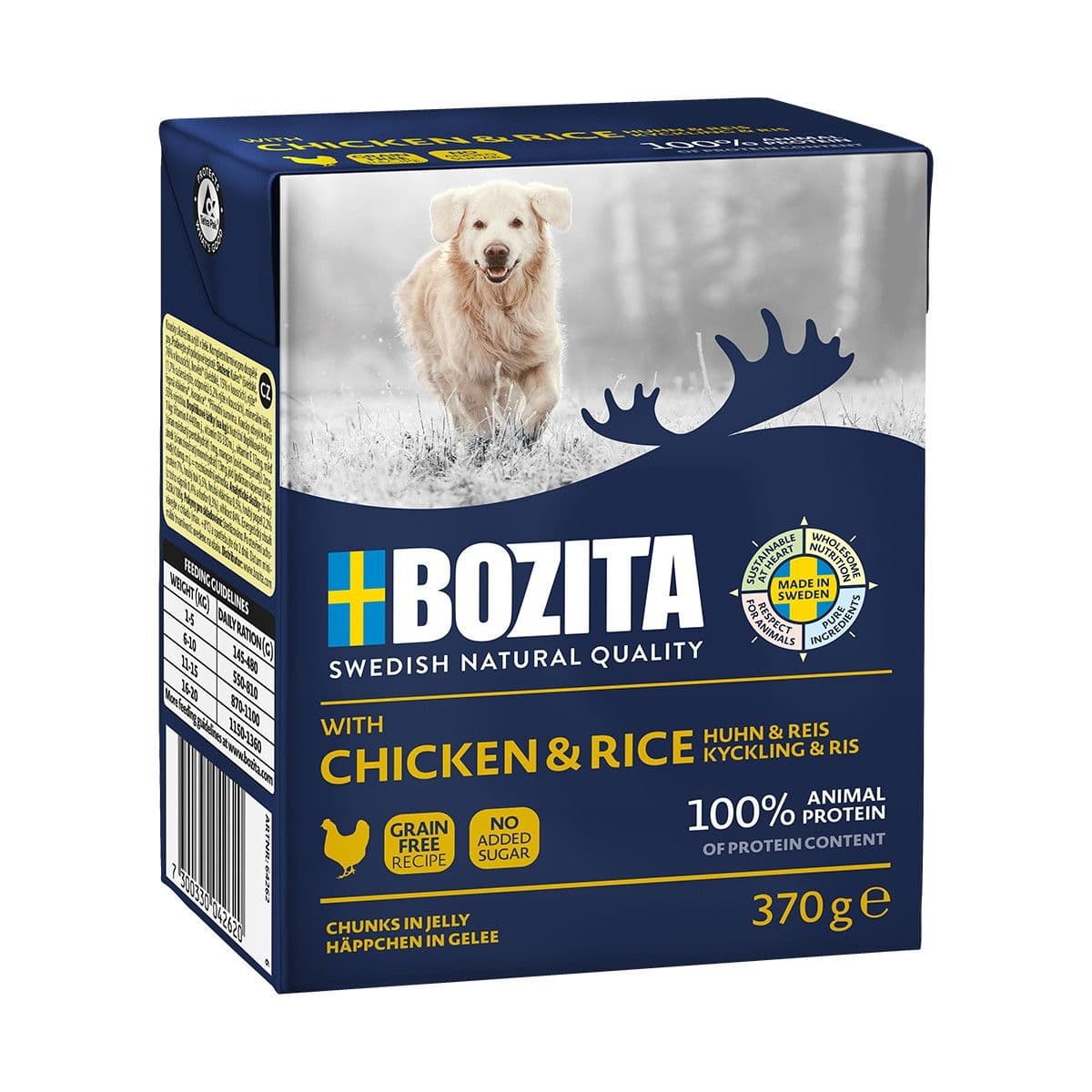 Bozita Naturals kana & riisi 370g – Bozita