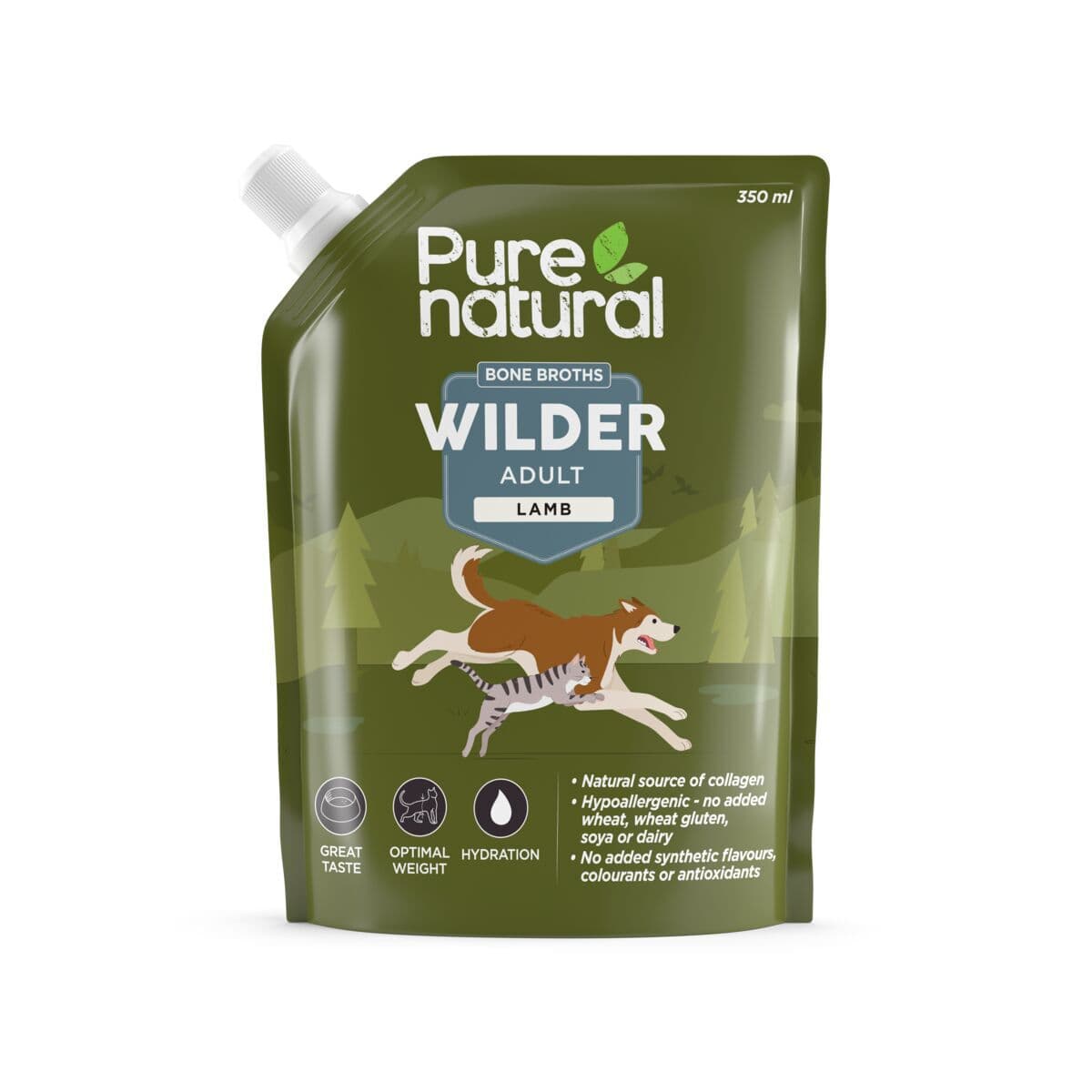 Purenatural Wilder Bone Broth lammas 350 ml – Purenatural