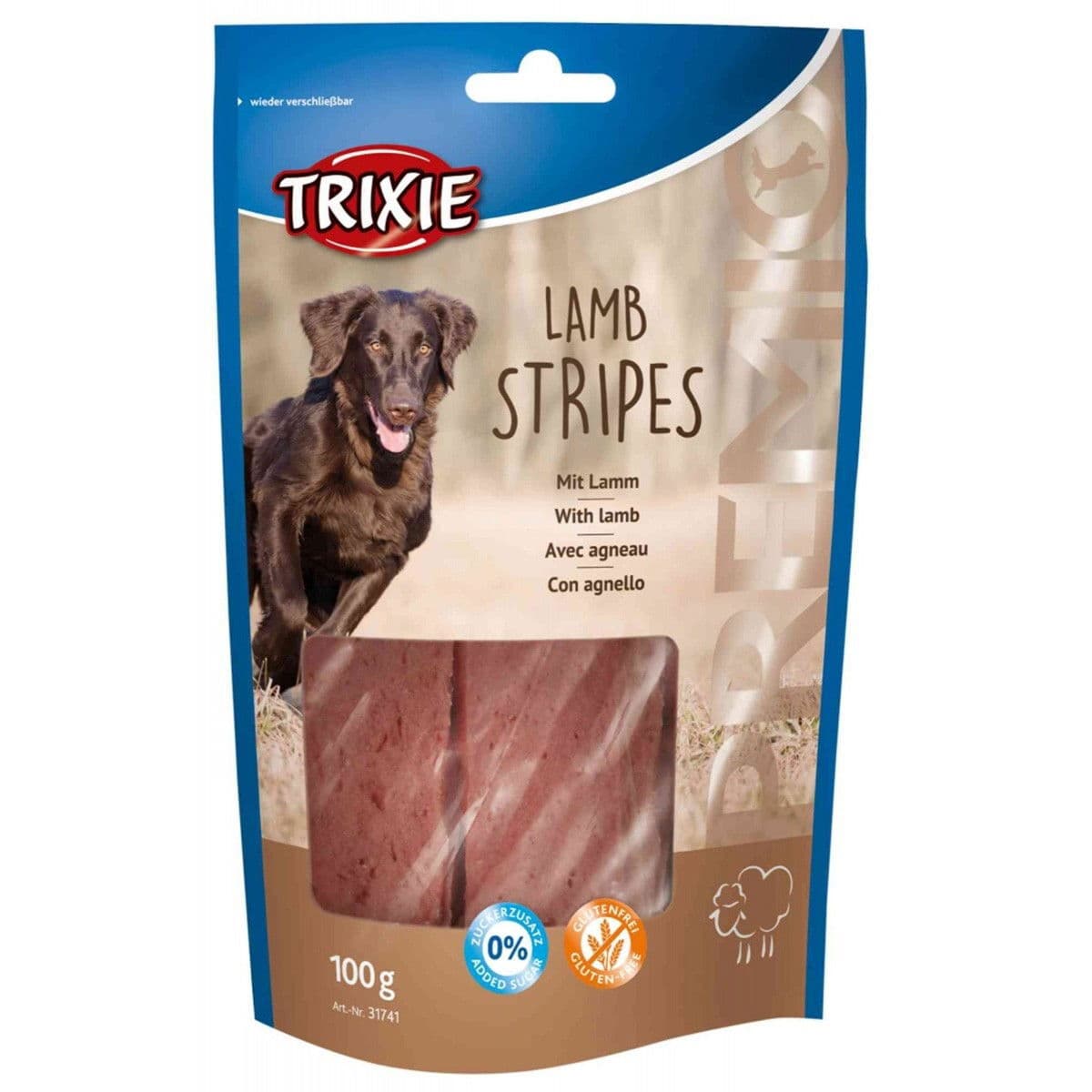 Trixie Premio Lamb Stripes, 100 g – Trixie