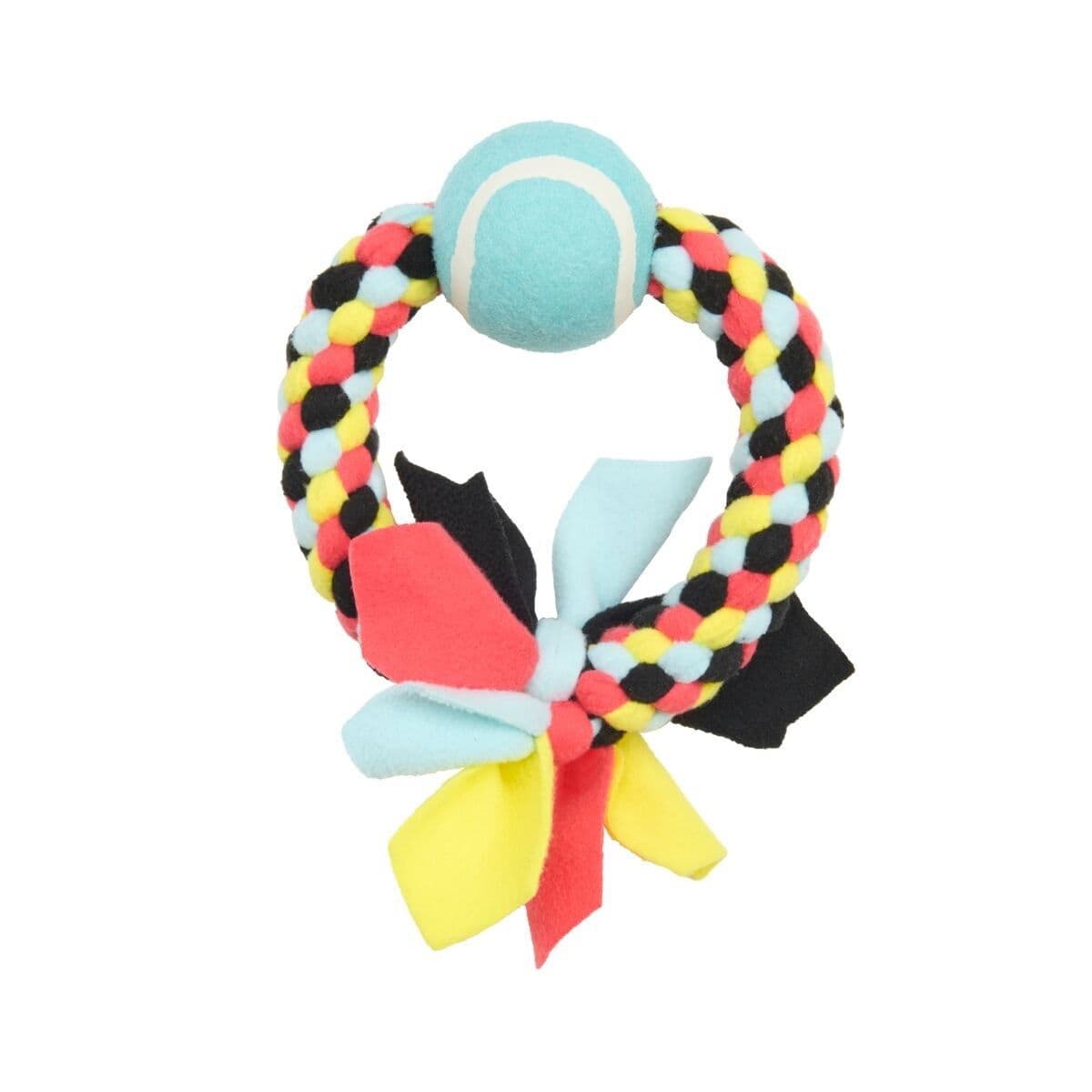 Little&Bigger Twine punottu köysirengas pallolla – Little&Bigger