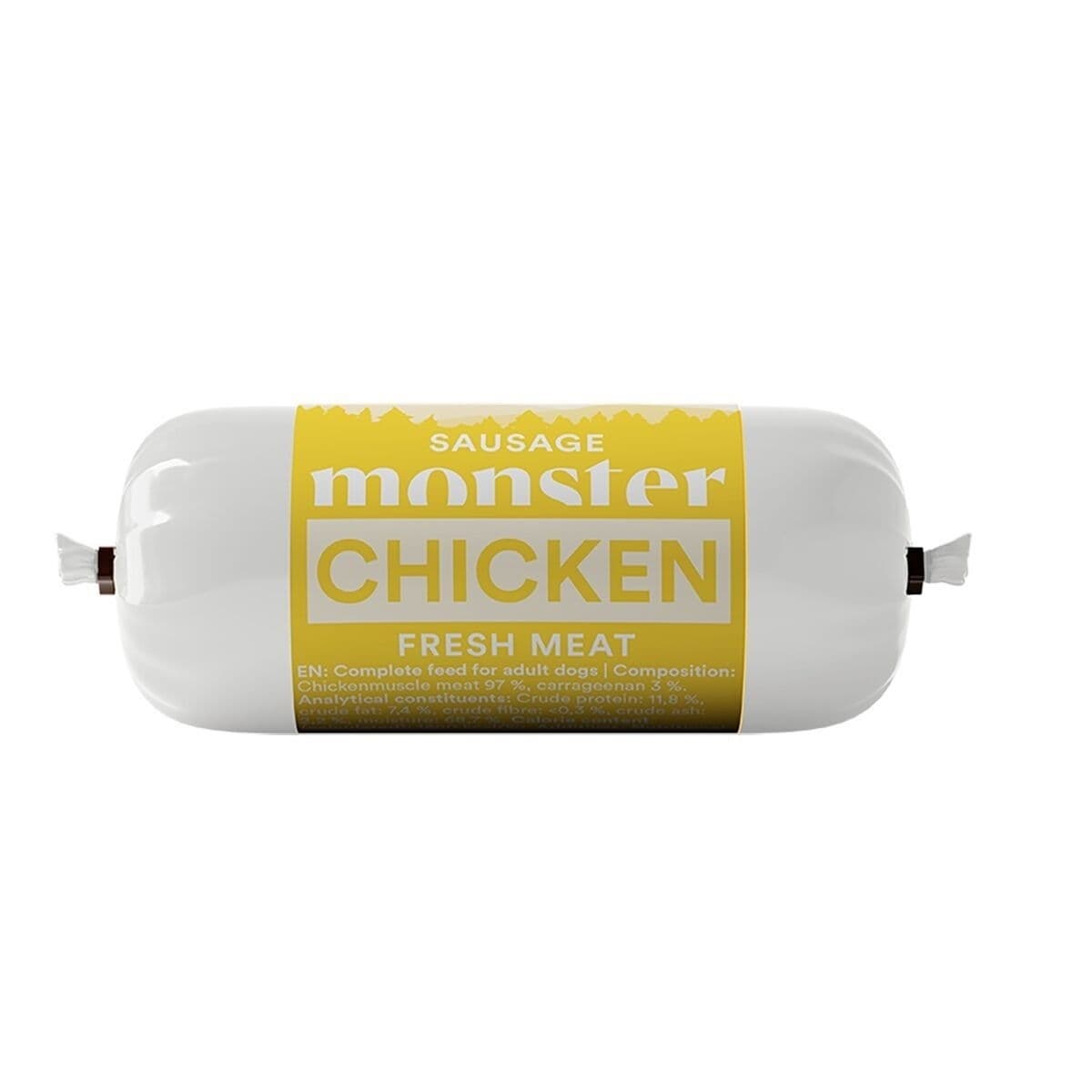 Monster koiran treenimakkara, kana – Monster Pet Food