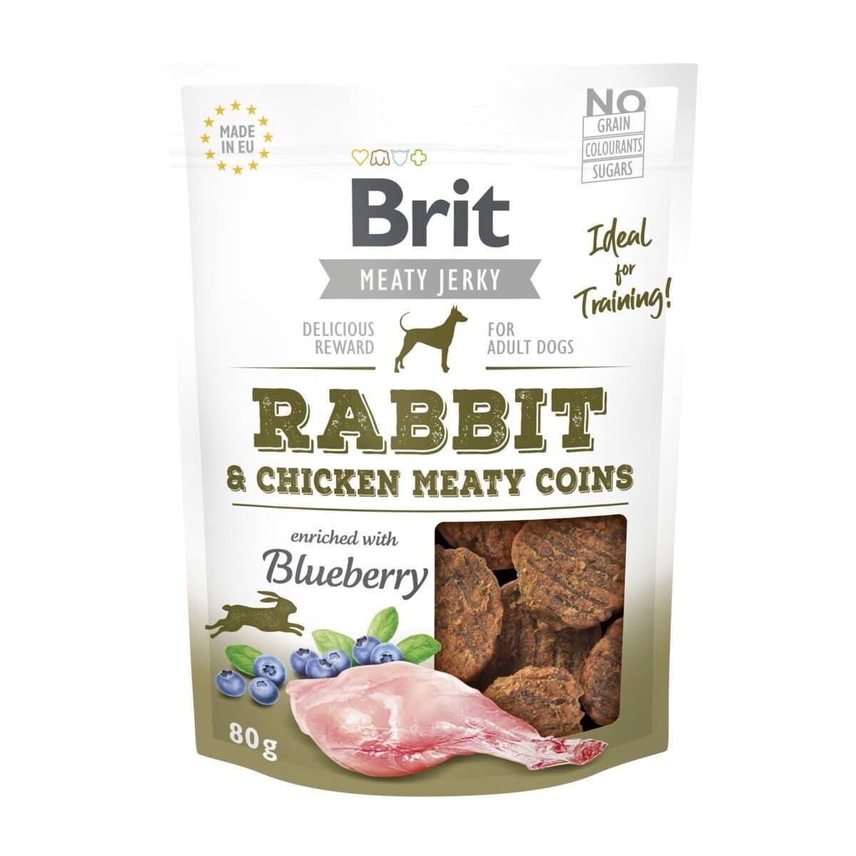 Brit Care Jerky Meaty Coins jänis 80 g – Brit Care
