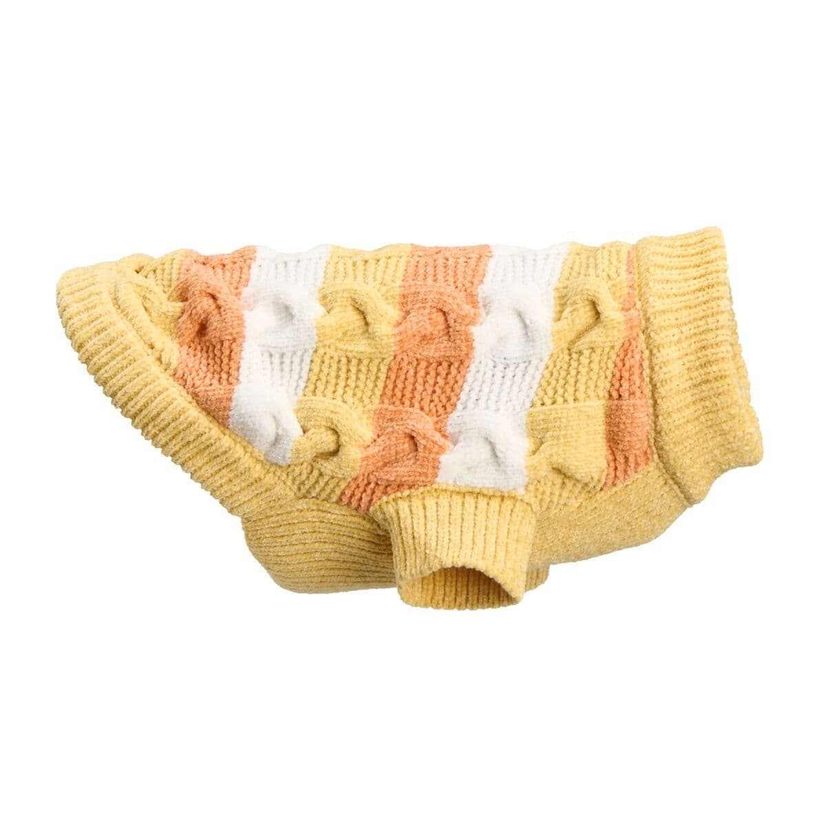 Little&Bigger Chenille Braided raitaneule oranssi – Little&Bigger