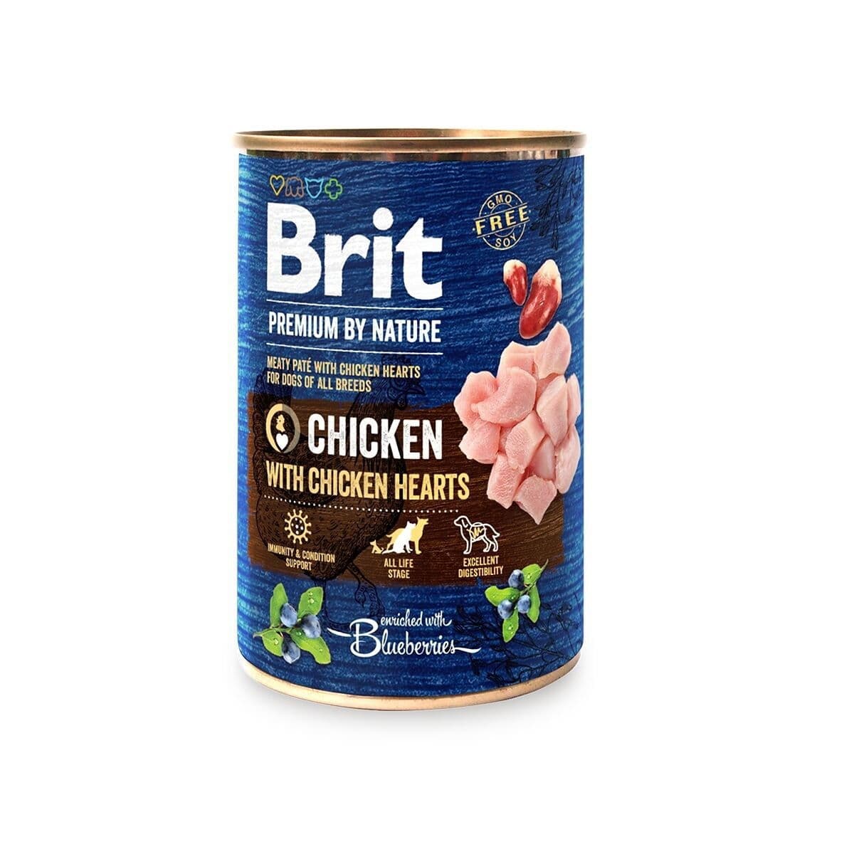 Brit Premium by Nature Dog Kana & Sydän 400 g – Brit Premium