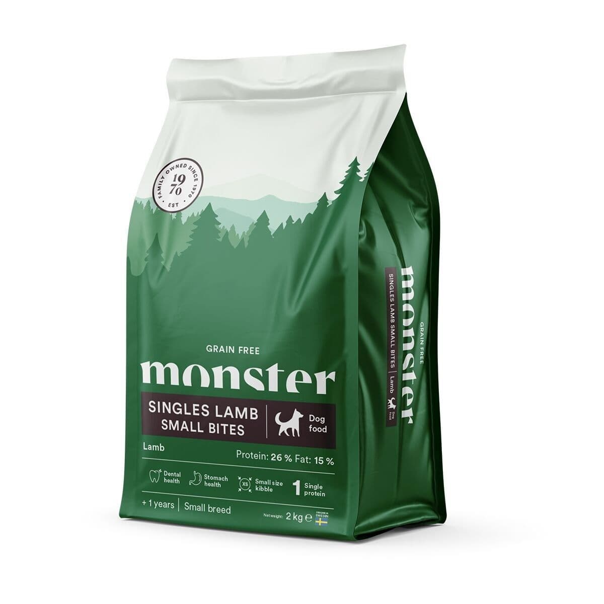 Monster Adult Small Grain Free Singles lammas – Monster Pet Food