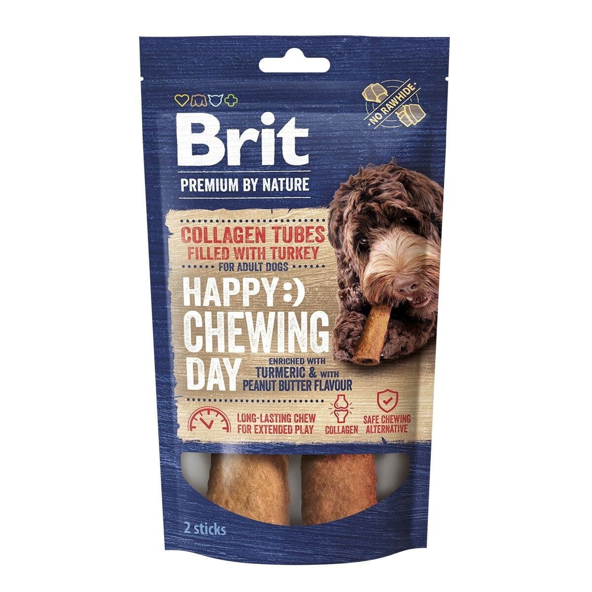 Brit Premium by Nature Collagen Puruluut kalkkunalla 2 kpl – Brit Premium