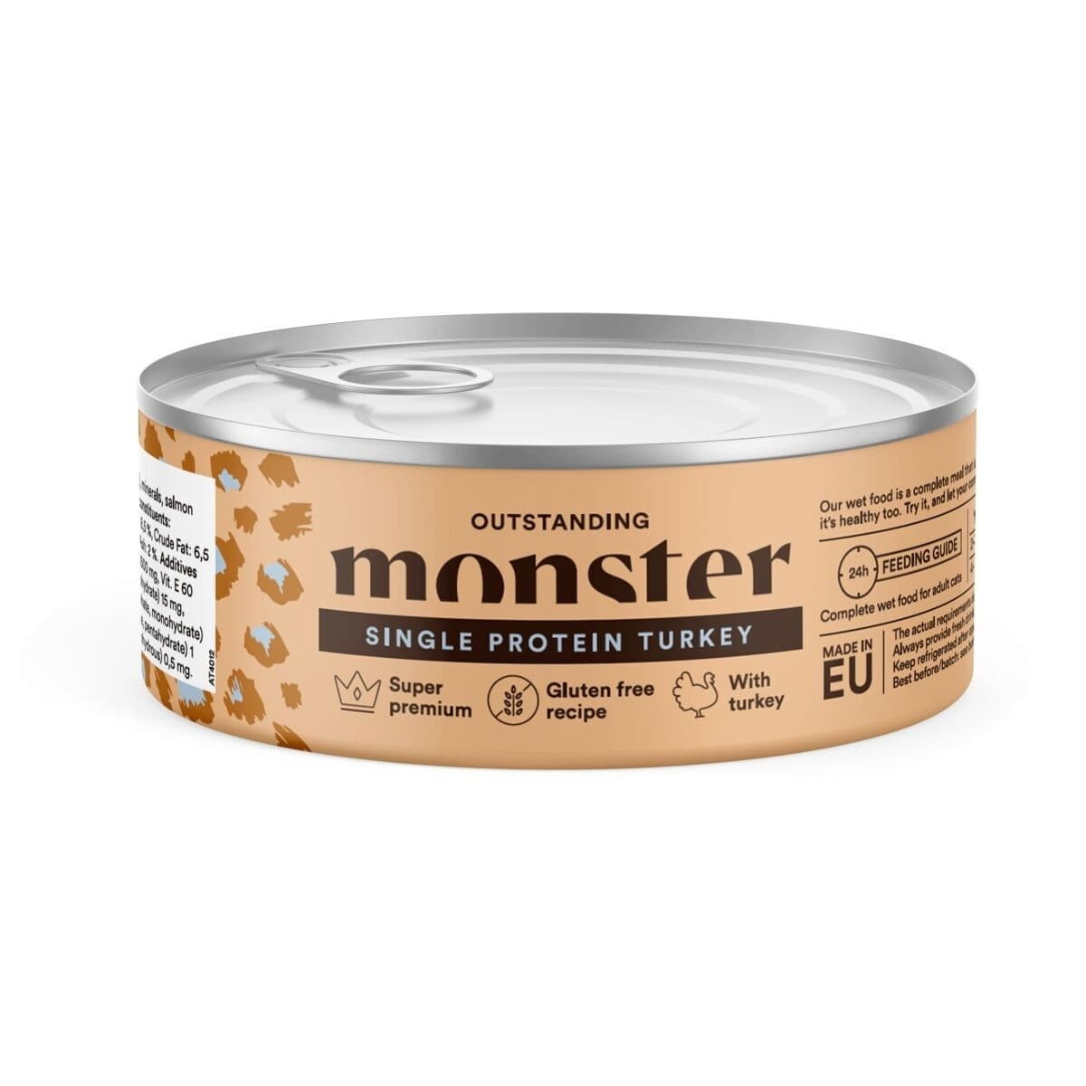 Monster Cat Adult Single Protein Kalkkuna 100g – Monster Pet Food