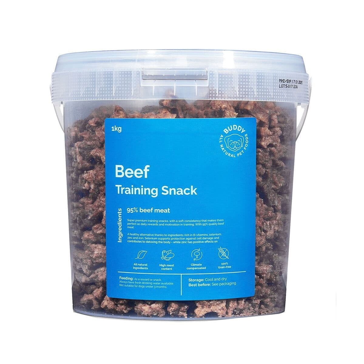 Buddy koulutusherkut, nauta 1 kg – Buddy
