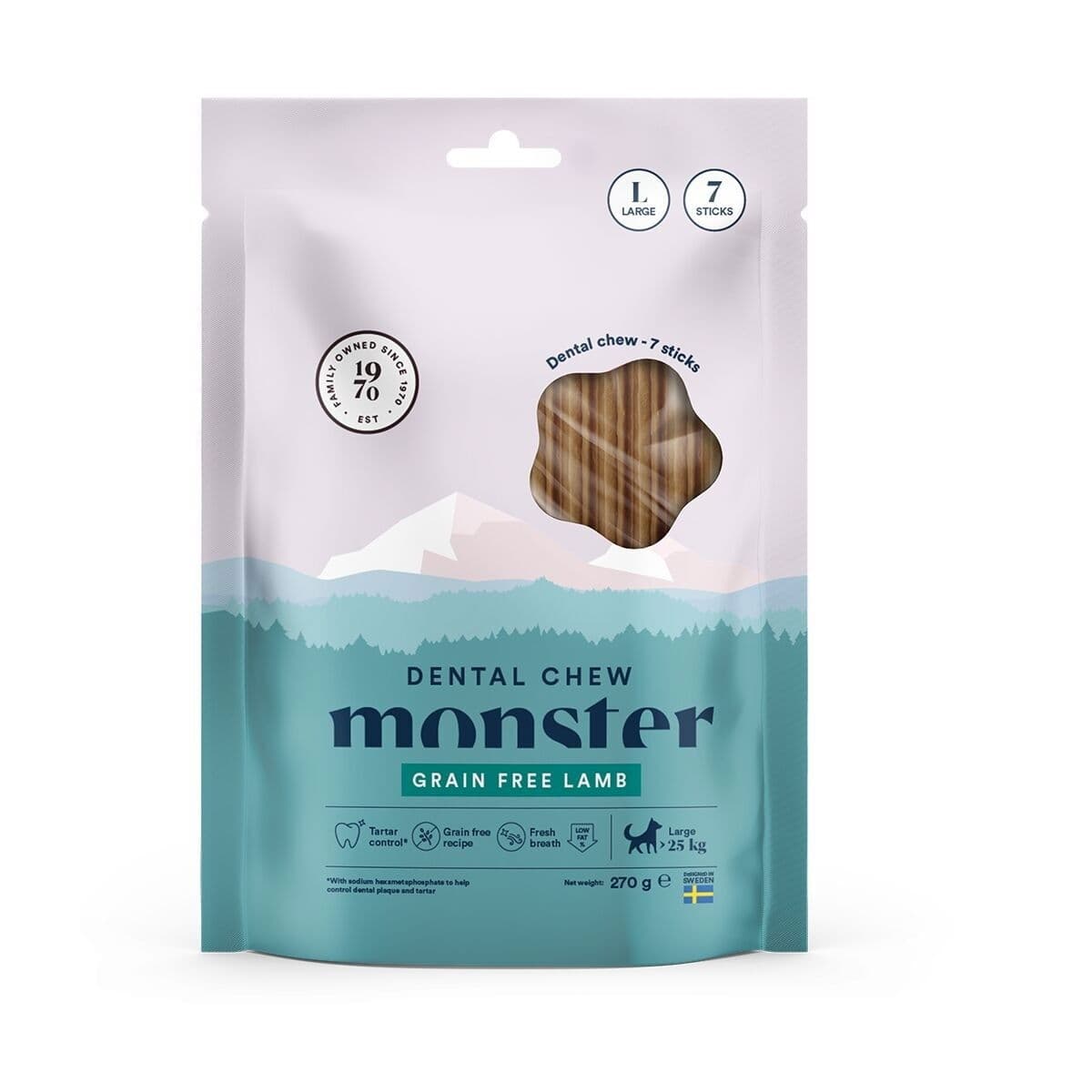 Monster Dog Dental Chew Lamb Large – Monster Pet Food
