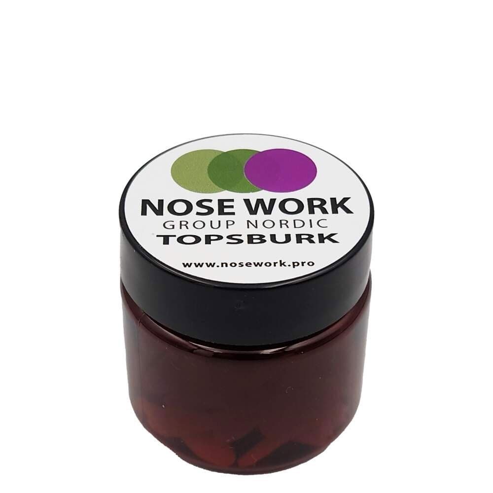Nose Work purkki 40 topsipäällä – Nose Work Nordic