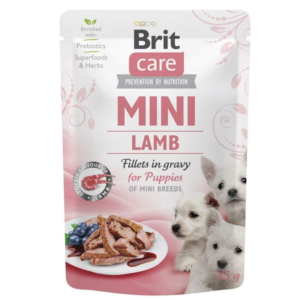 Brit Care Mini Puppy lammasta kastikkeessa 85 g – Brit Care